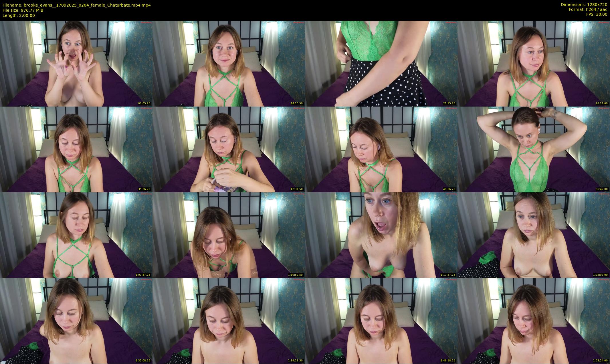 brooke_evans_ — 120 minute Chaturbate female cam show recording, 720p, Sep 17, 2025