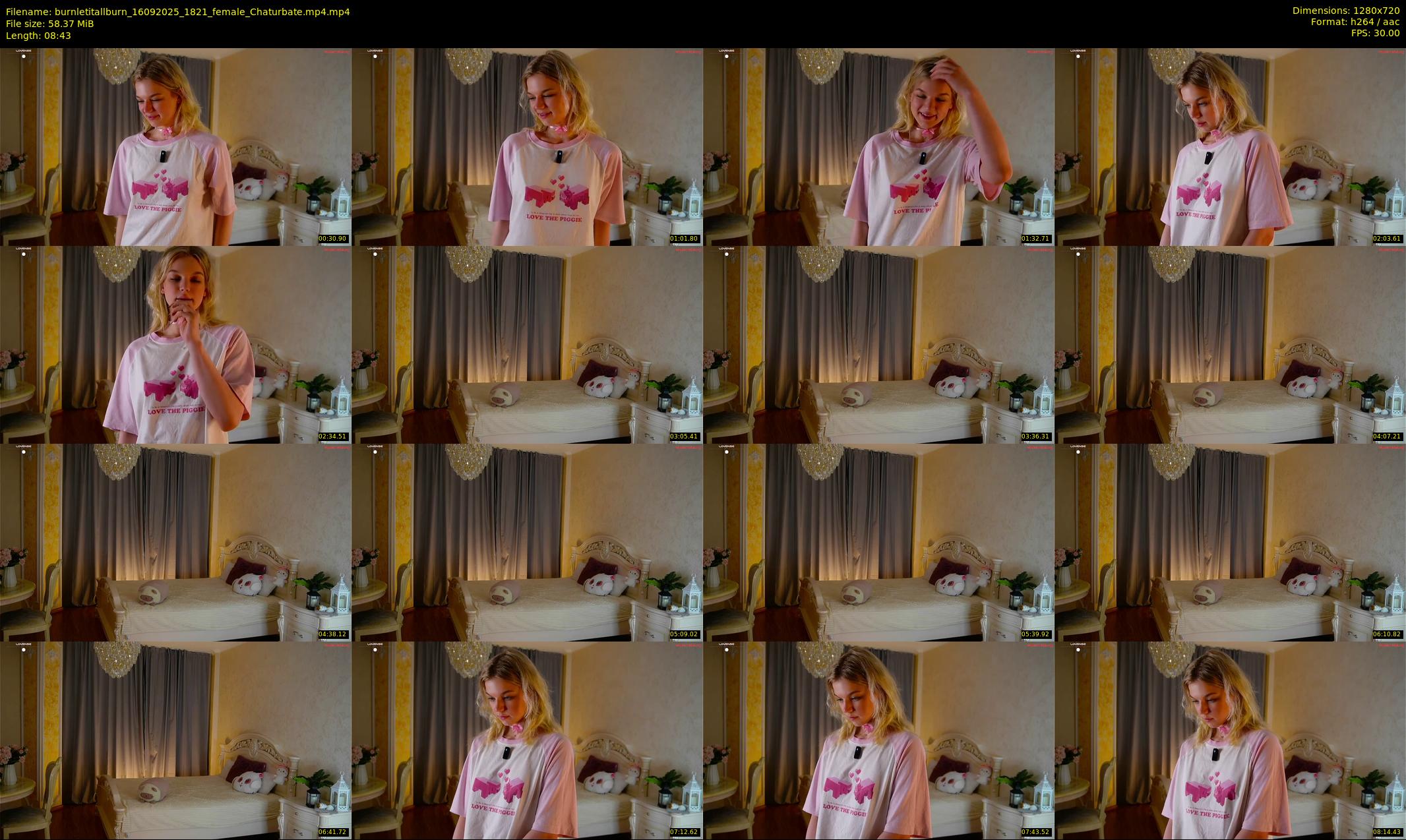burnletitallburn — 9 minute Chaturbate female cam show recording, 720p, Sep 16, 2025