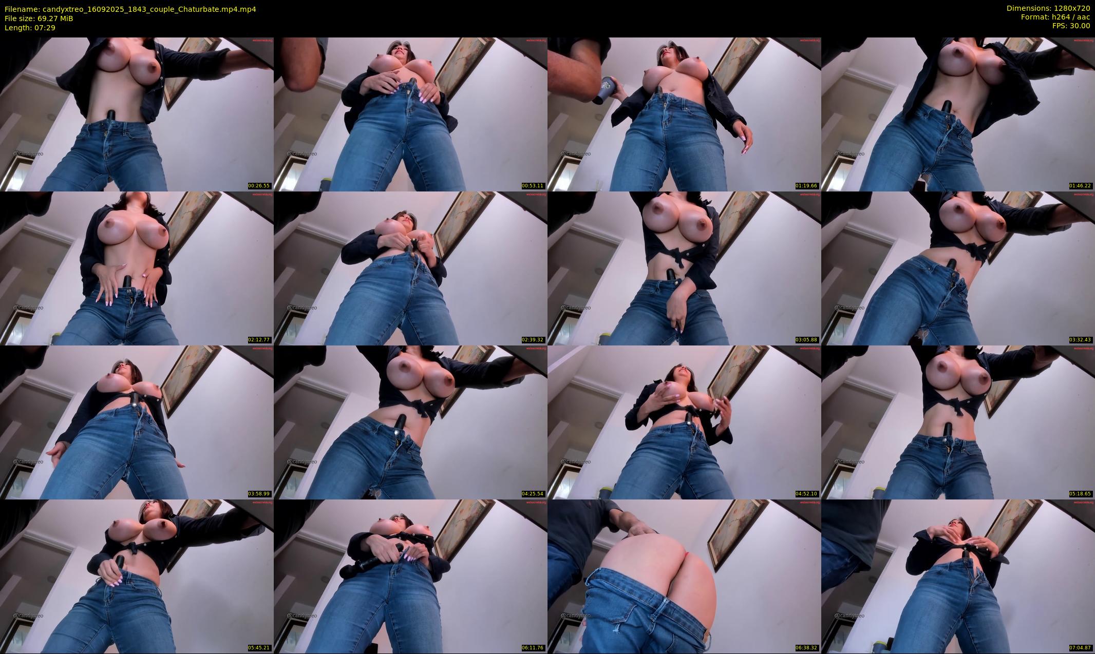 candyxtreo — 8 minute Chaturbate couple cam show recording, 720p, Sep 16, 2025