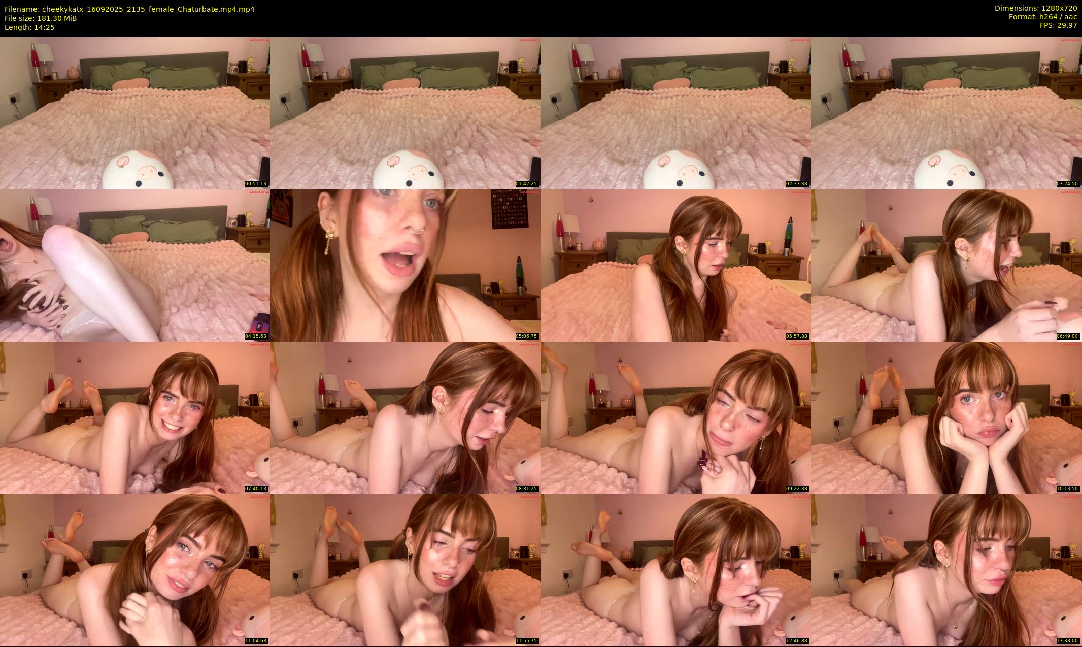 cheekykatx — 15 minute Chaturbate female cam show recording, 720p, Sep 16, 2025