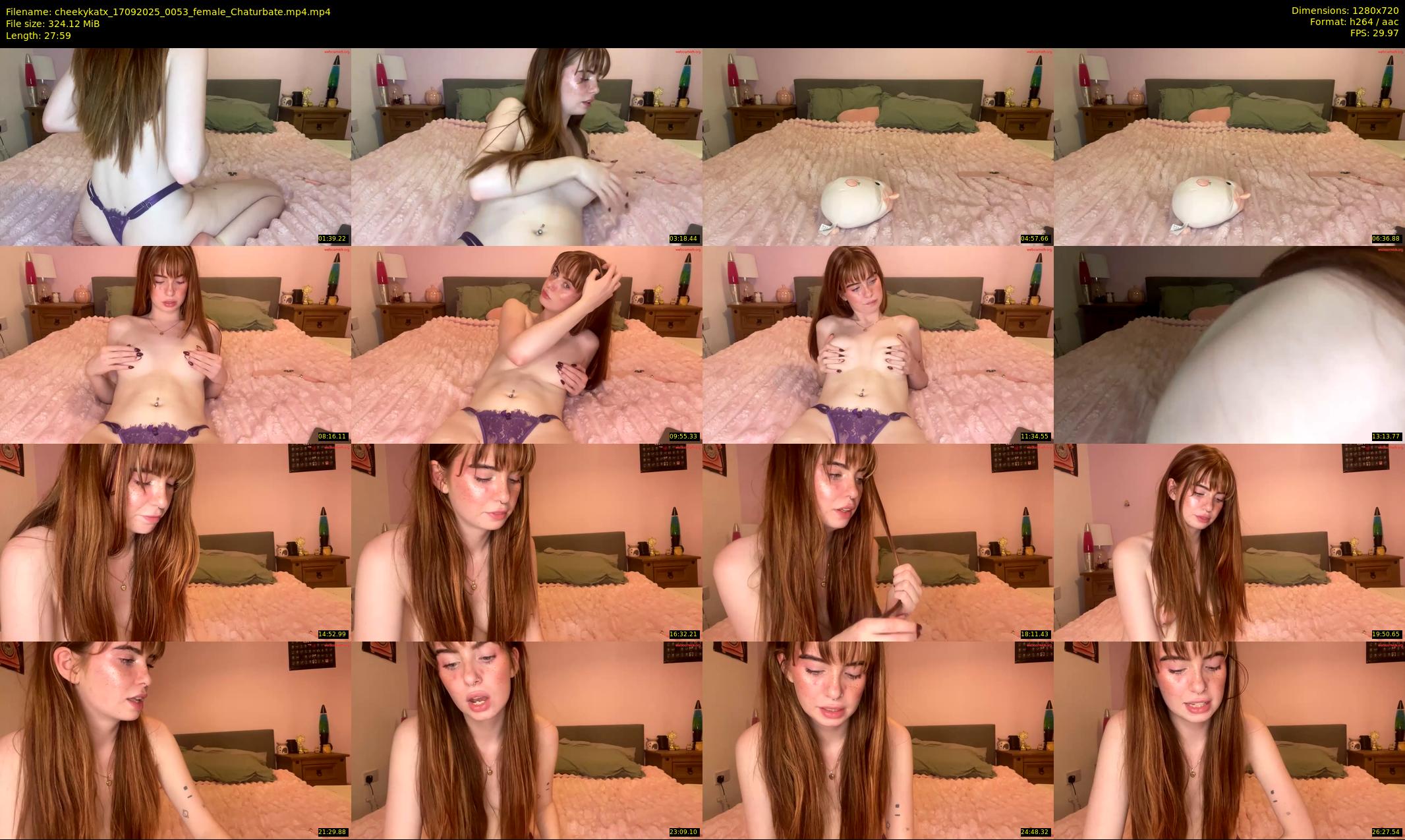 cheekykatx — 28 minute Chaturbate female cam show recording, 720p, Sep 17, 2025