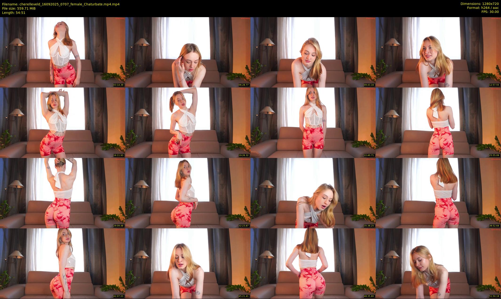 cherelleveld — 55 minute Chaturbate female cam show recording, 720p, Sep 16, 2025