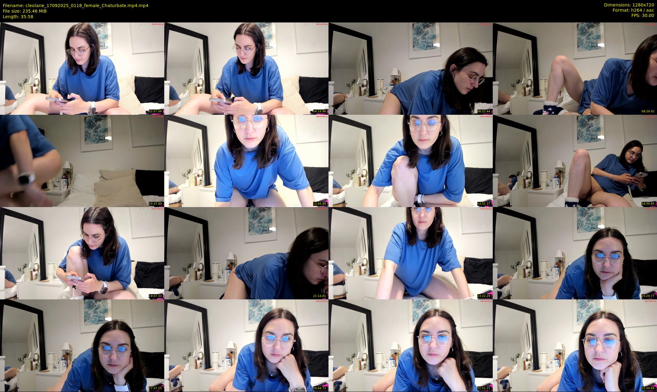 cleolane — 36 minute Chaturbate female cam show recording, 720p, Sep 17, 2025
