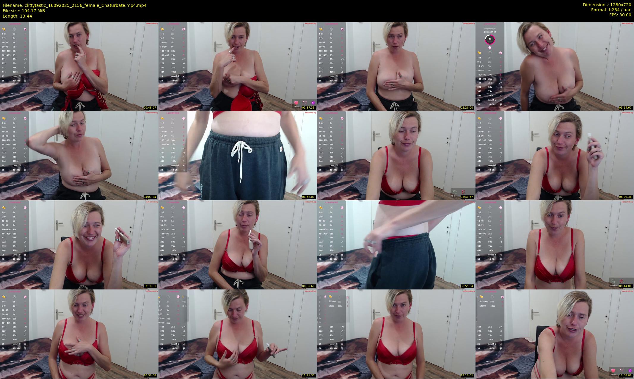 clittytastic — 14 minute Chaturbate female cam show recording, 720p, Sep 16, 2025