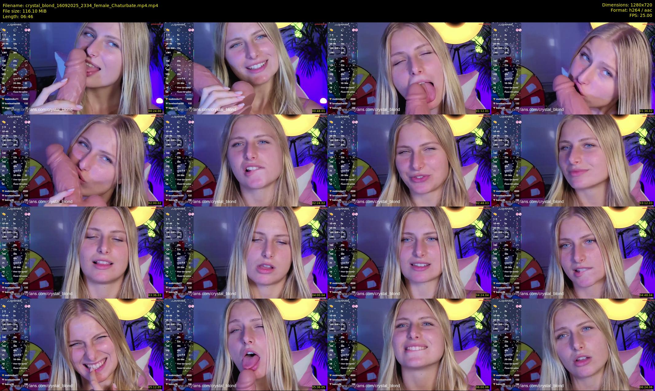 crystal_blond — 7 minute Chaturbate female cam show recording, 720p, Sep 16, 2025