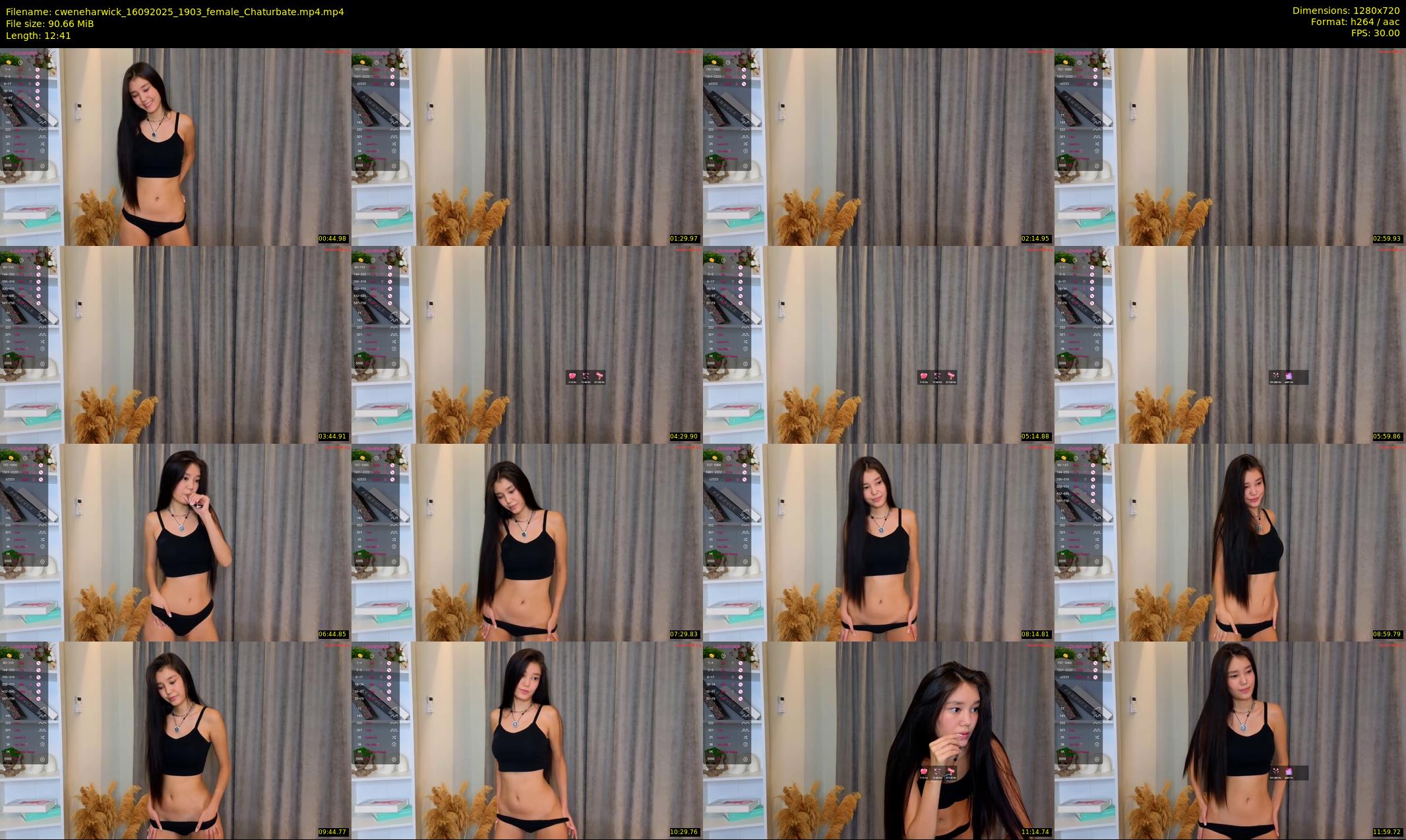 cweneharwick — 13 minute Chaturbate female cam show recording, 720p, Sep 16, 2025