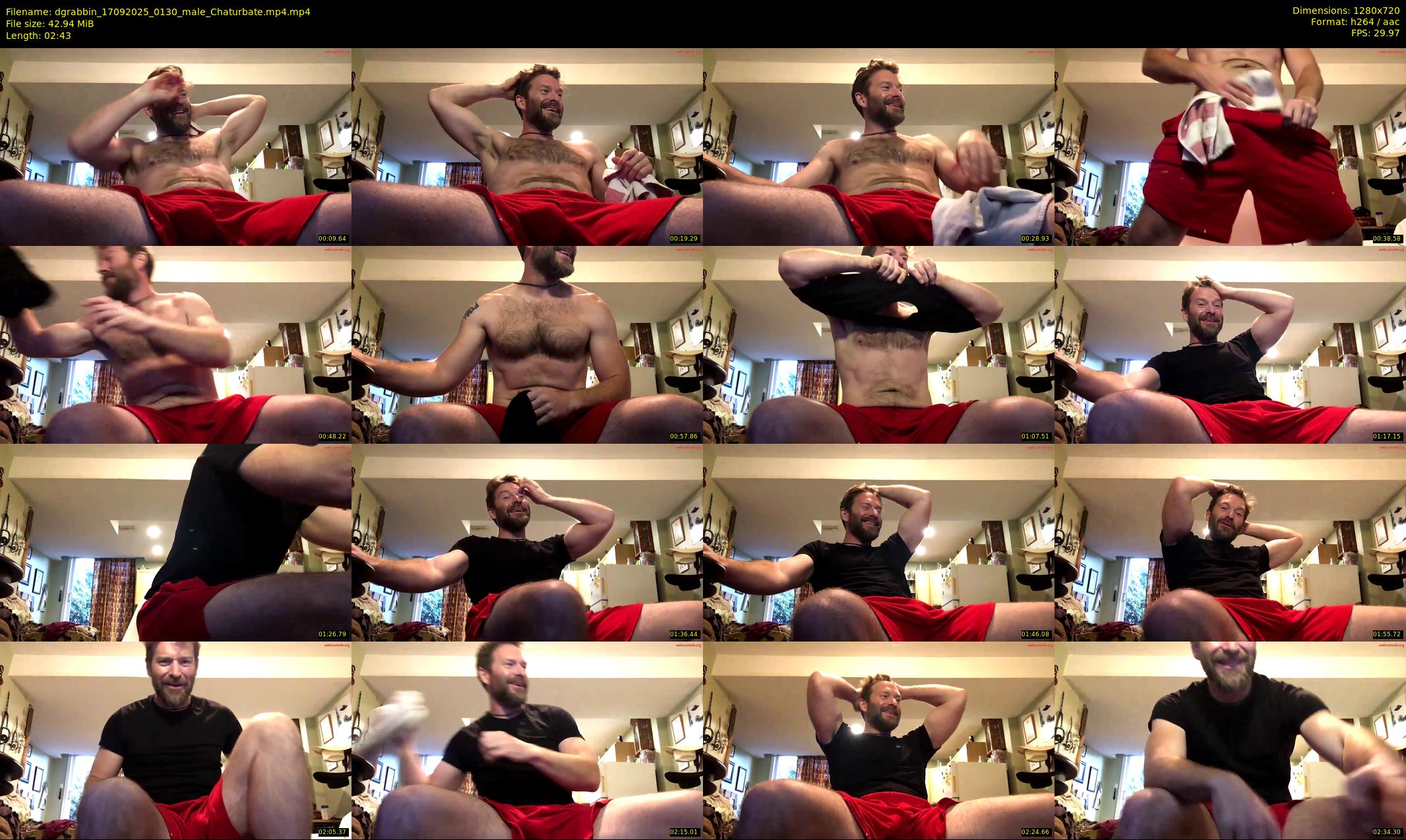 dgrabbin — 3 minute Chaturbate male cam show recording, 720p, Sep 17, 2025