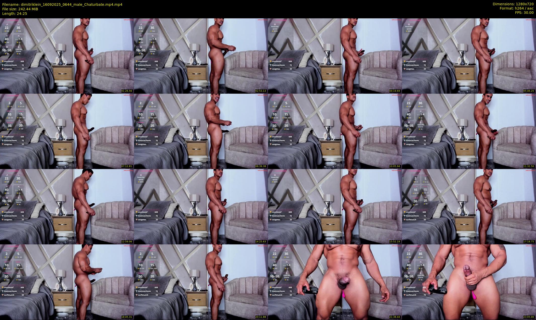 dimitriklein — 25 minute Chaturbate male cam show recording, 720p, Sep 16, 2025