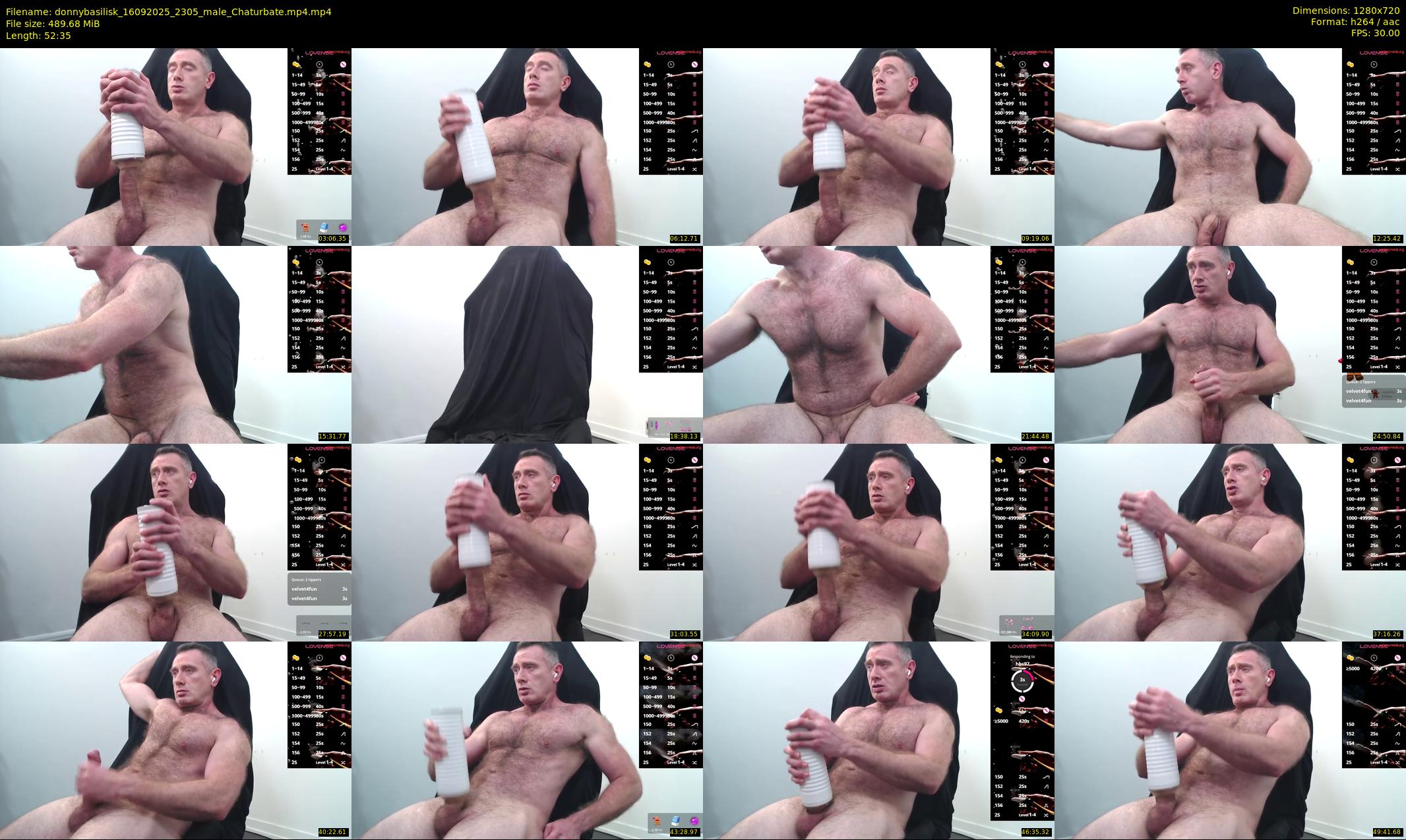 donnybasilisk — 53 minute Chaturbate male cam show recording, 720p, Sep 16, 2025