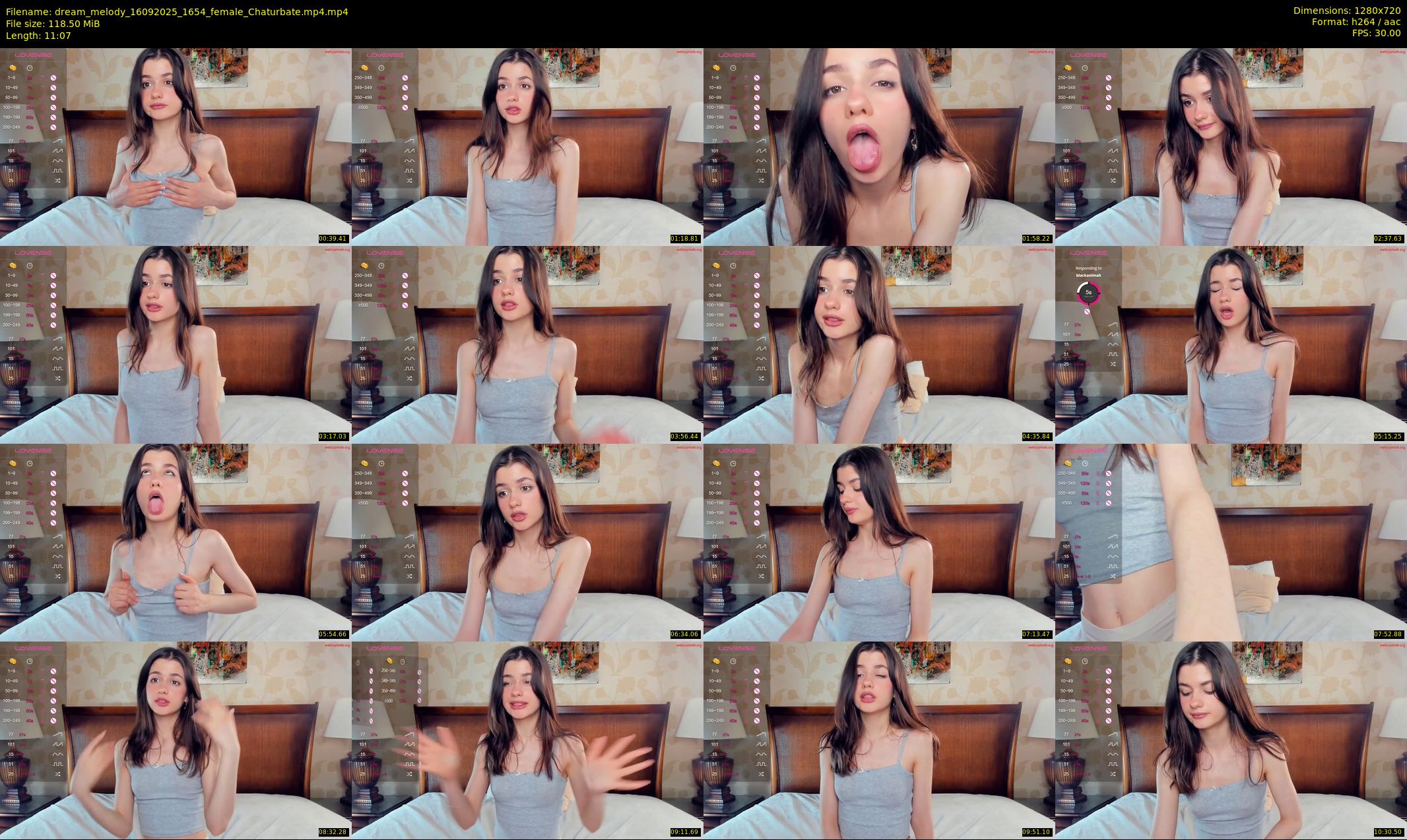 dream_melody — 12 minute Chaturbate female cam show recording, 720p, Sep 16, 2025