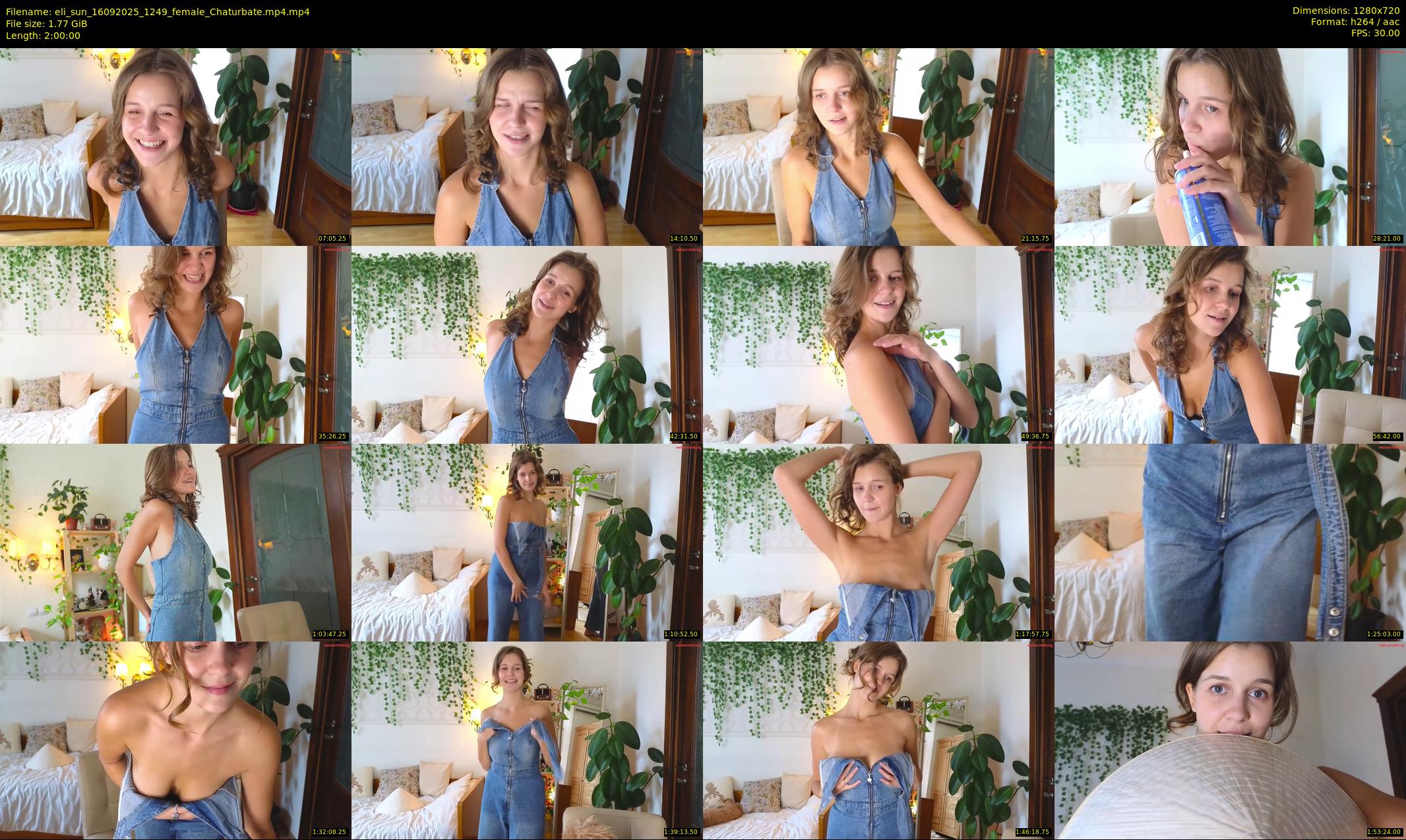 eli_sun — 120 minute Chaturbate female cam show recording, 720p, Sep 16, 2025