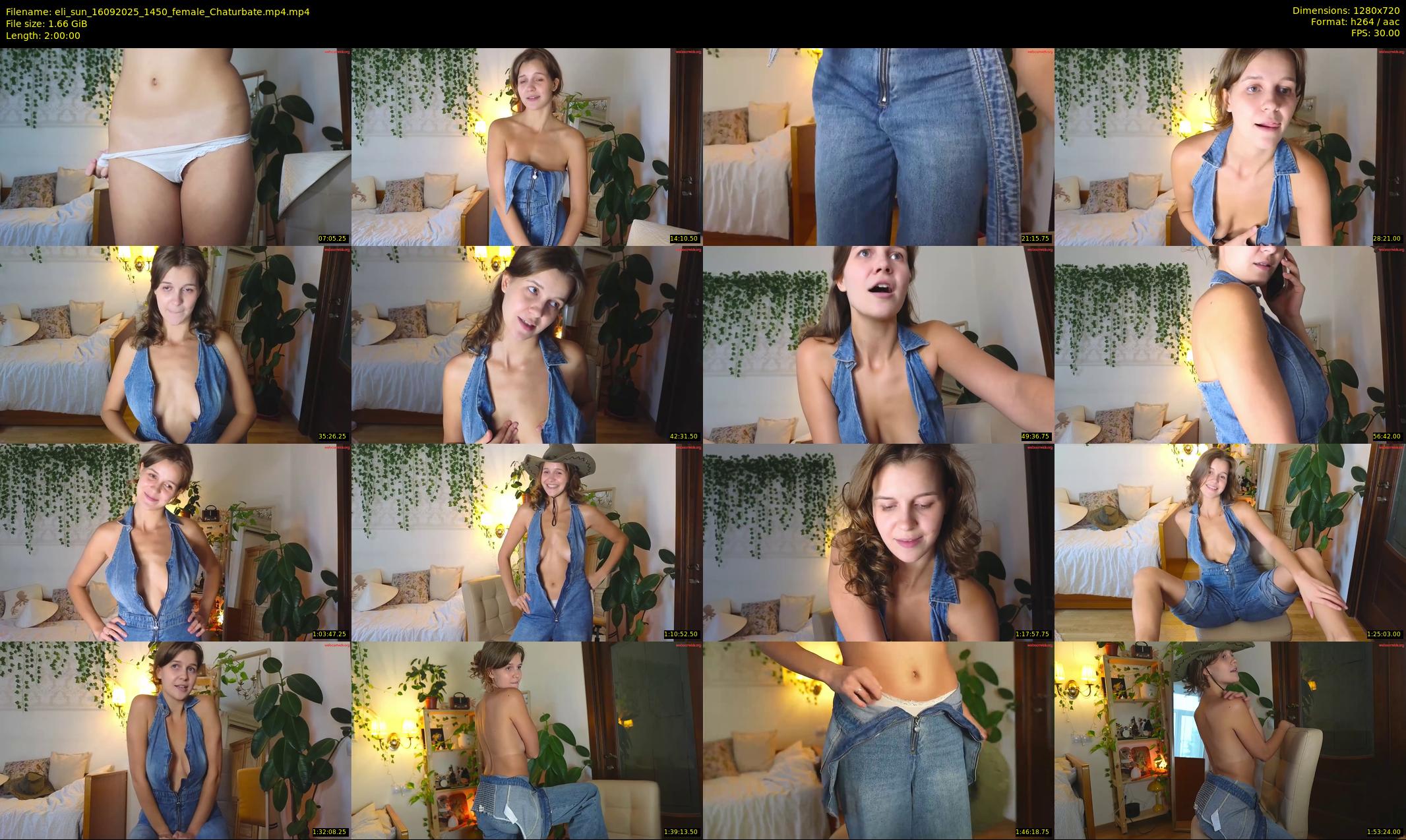 eli_sun — 120 minute Chaturbate female cam show recording, 720p, Sep 16, 2025