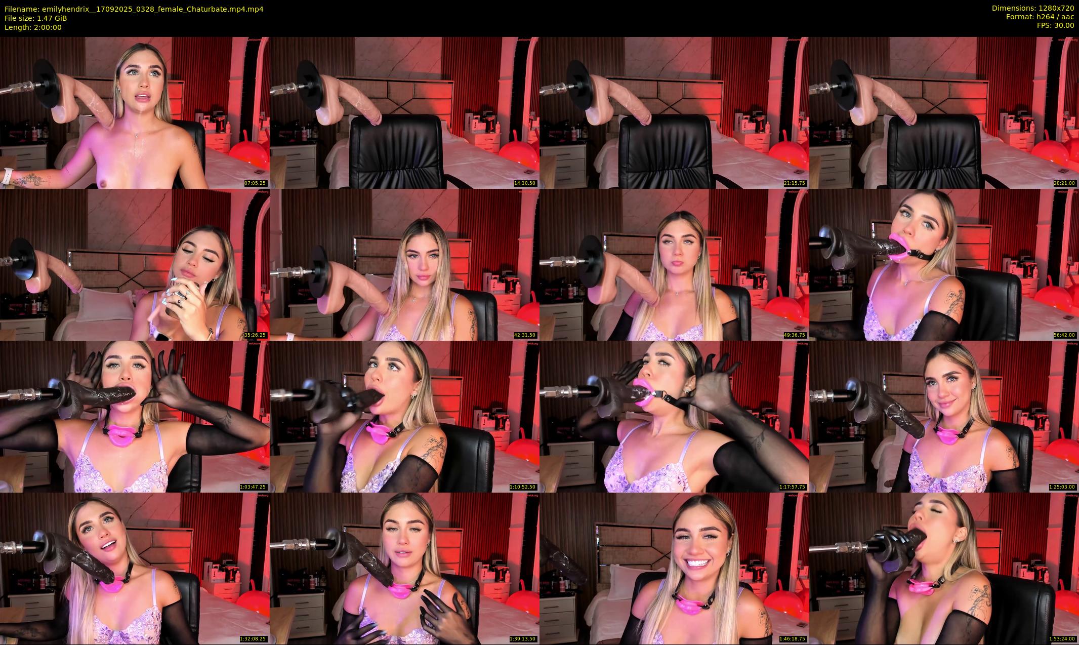 emilyhendrix_ — 120 minute Chaturbate couple cam show recording, 720p, Sep 17, 2025