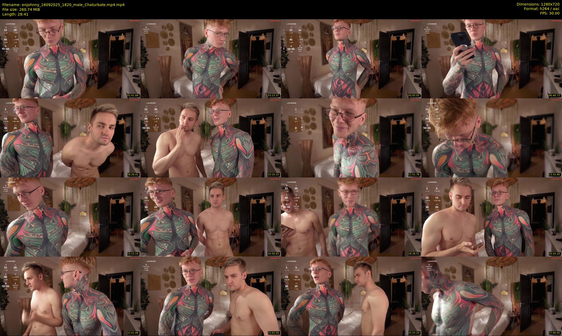 enjohnny — 29 minute Chaturbate male cam show recording, 720p, Sep 16, 2025