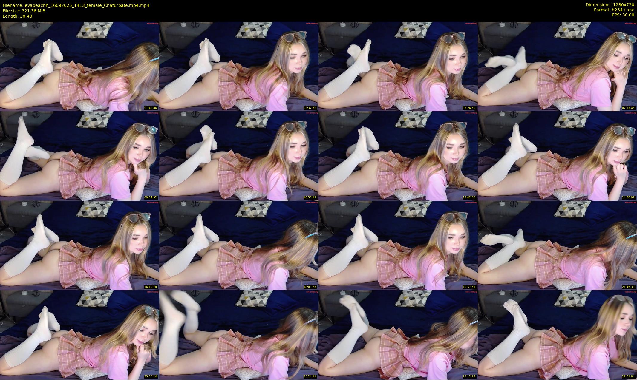 evapeachh — 31 minute Chaturbate female cam show recording, 720p, Sep 16, 2025