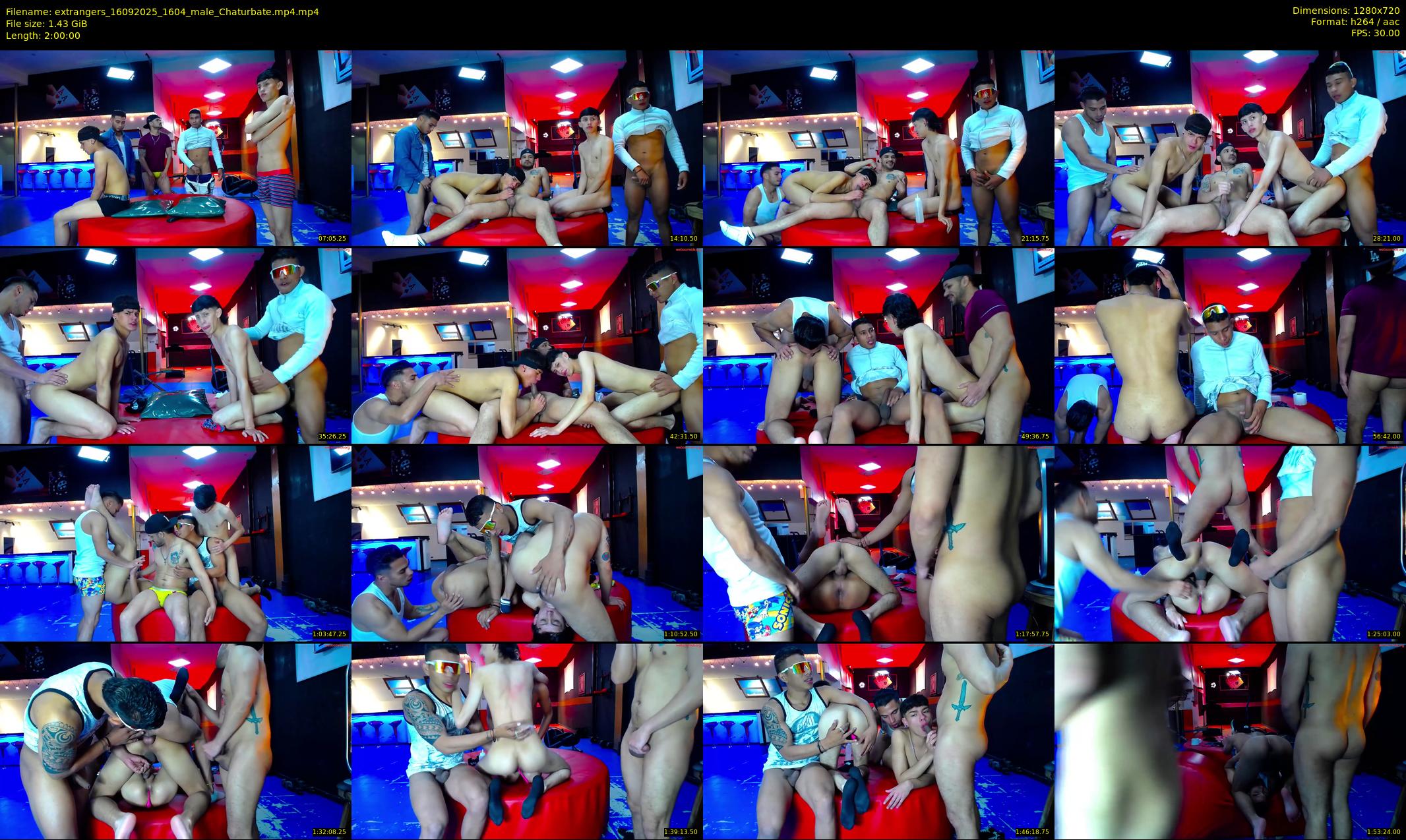 extrangers — 120 minute Chaturbate male cam show recording, 720p, Sep 16, 2025