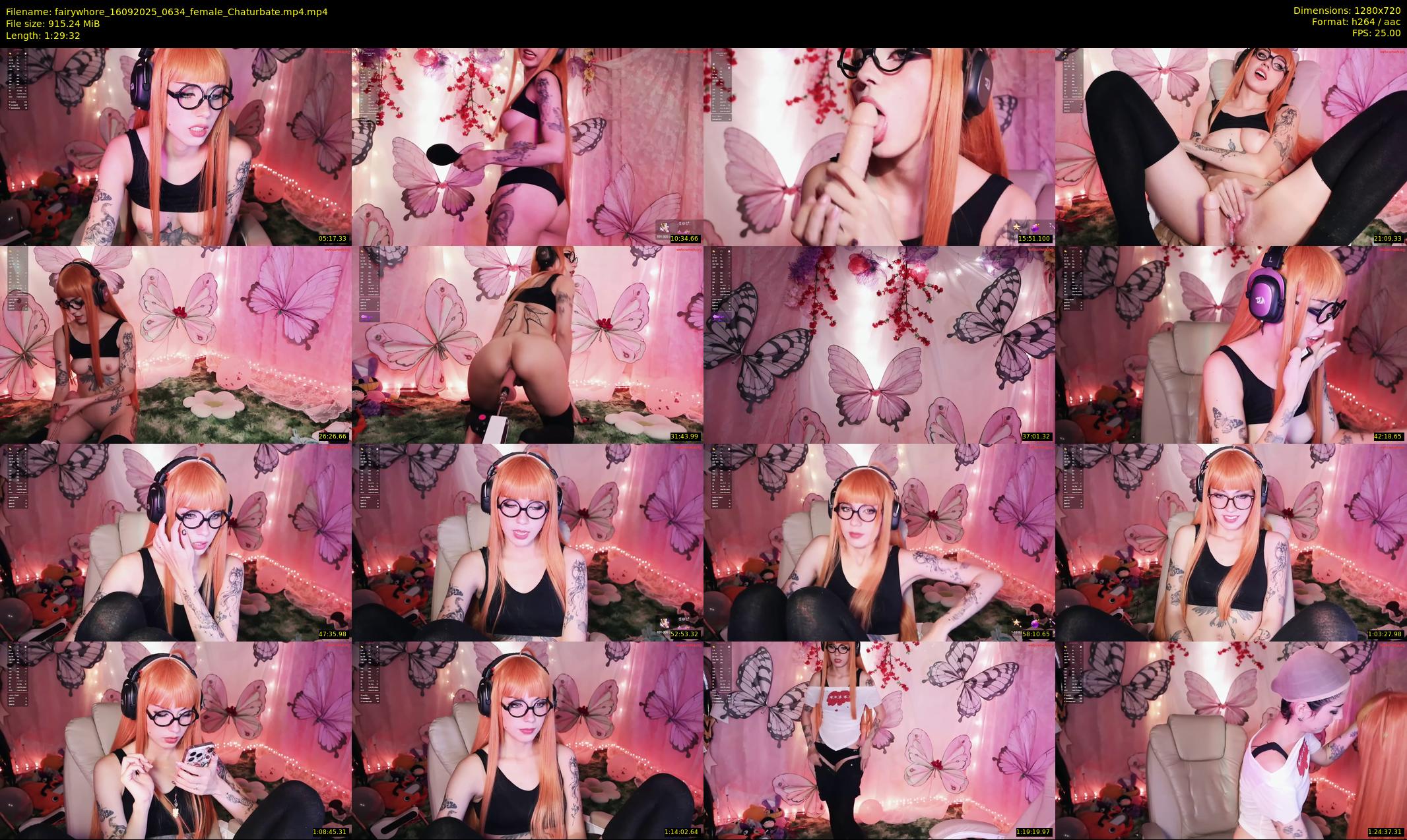 fairywhore — 90 minute Chaturbate female cam show recording, 720p, Sep 16, 2025