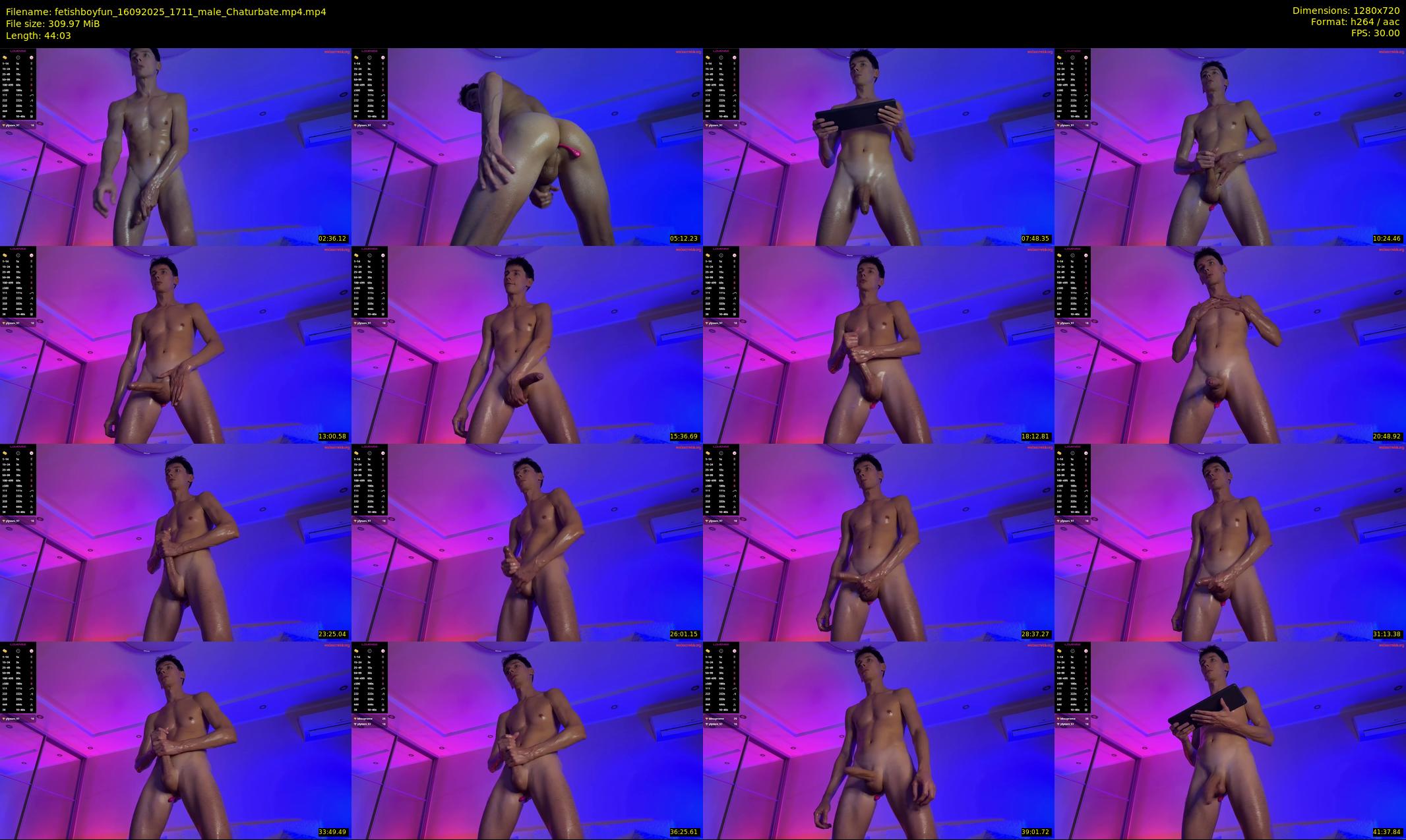 fetishboyfun — 45 minute Chaturbate male cam show recording, 720p, Sep 16, 2025