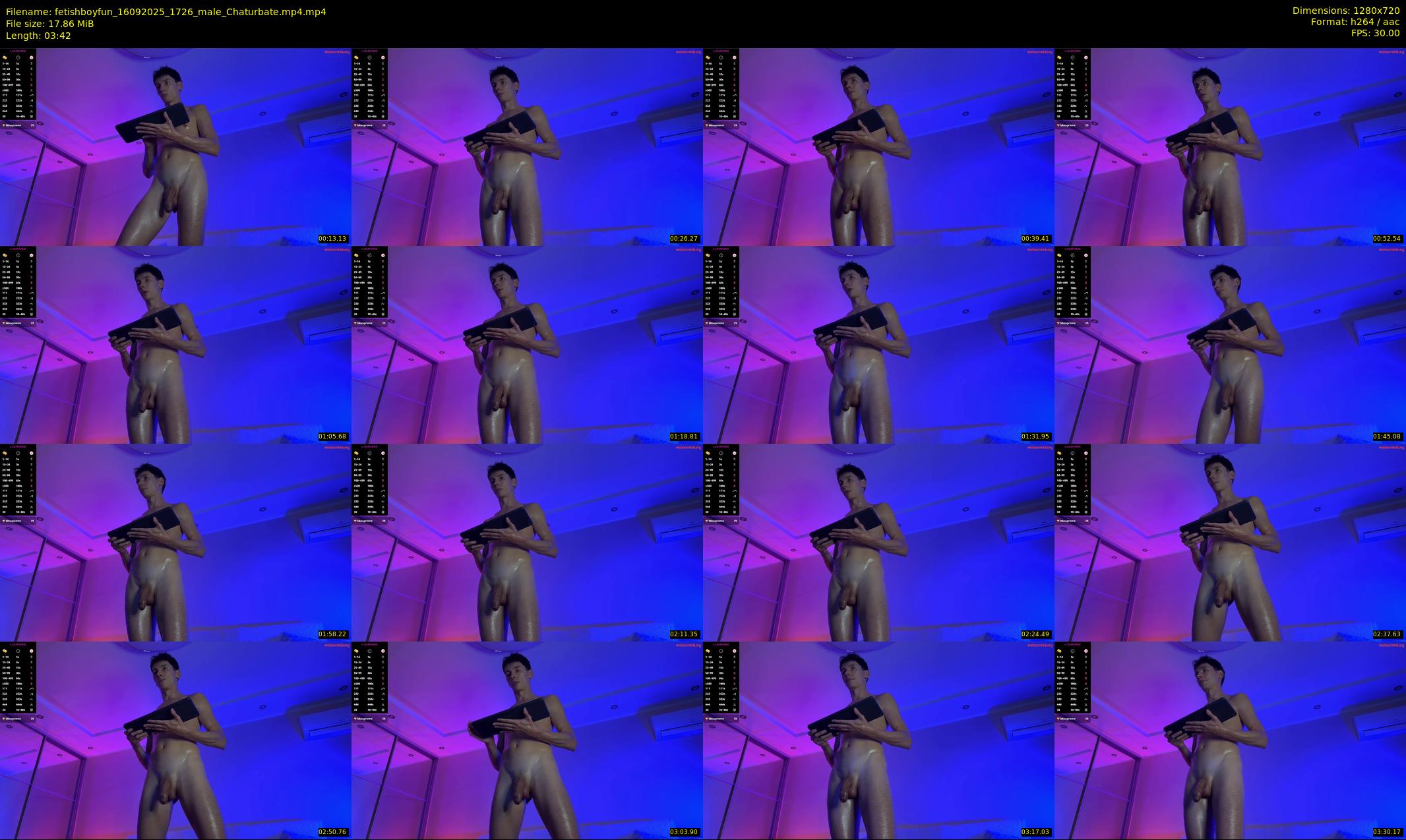 fetishboyfun — 4 minute Chaturbate male cam show recording, 720p, Sep 16, 2025