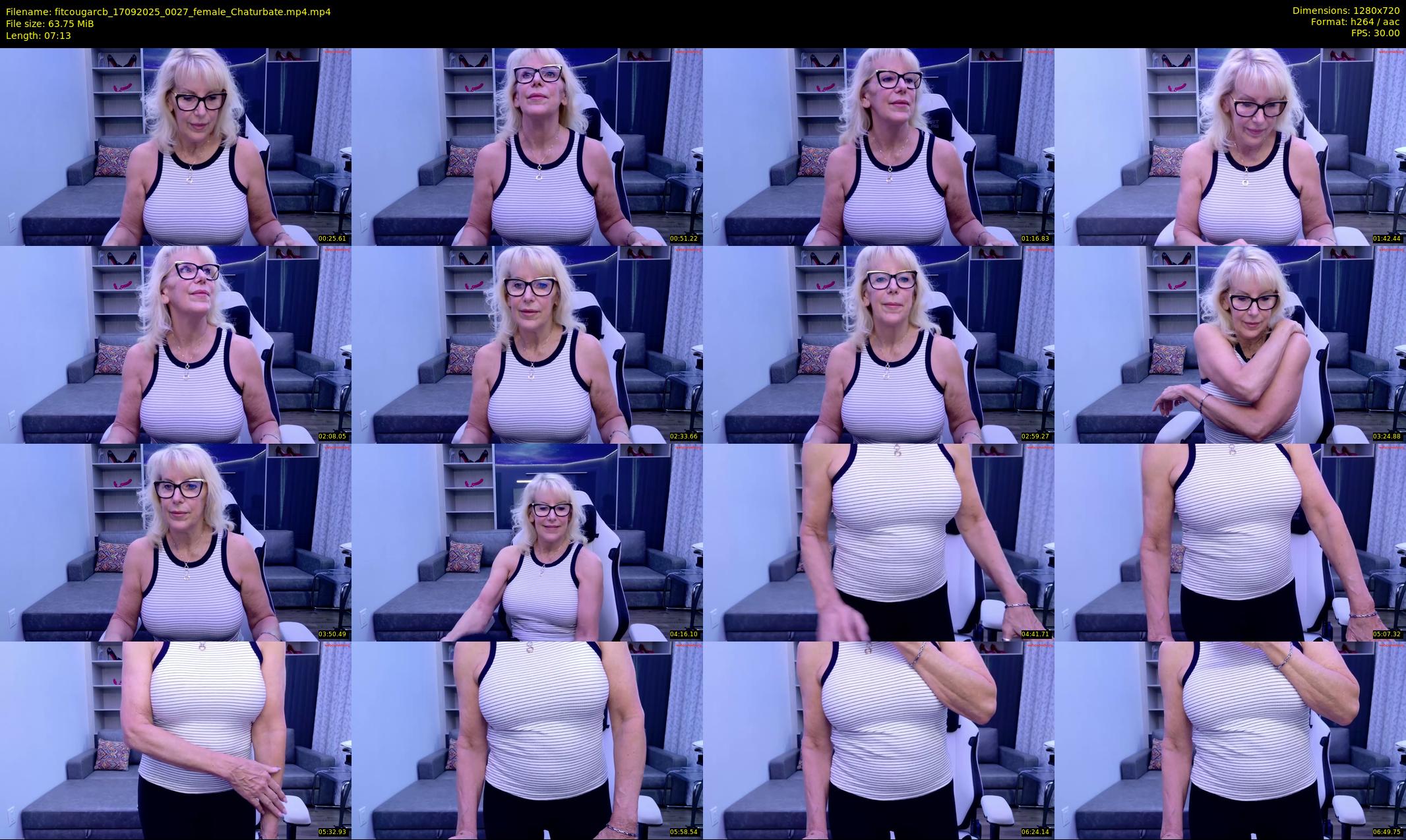 fitcougarcb — 8 minute Chaturbate female cam show recording, 720p, Sep 17, 2025