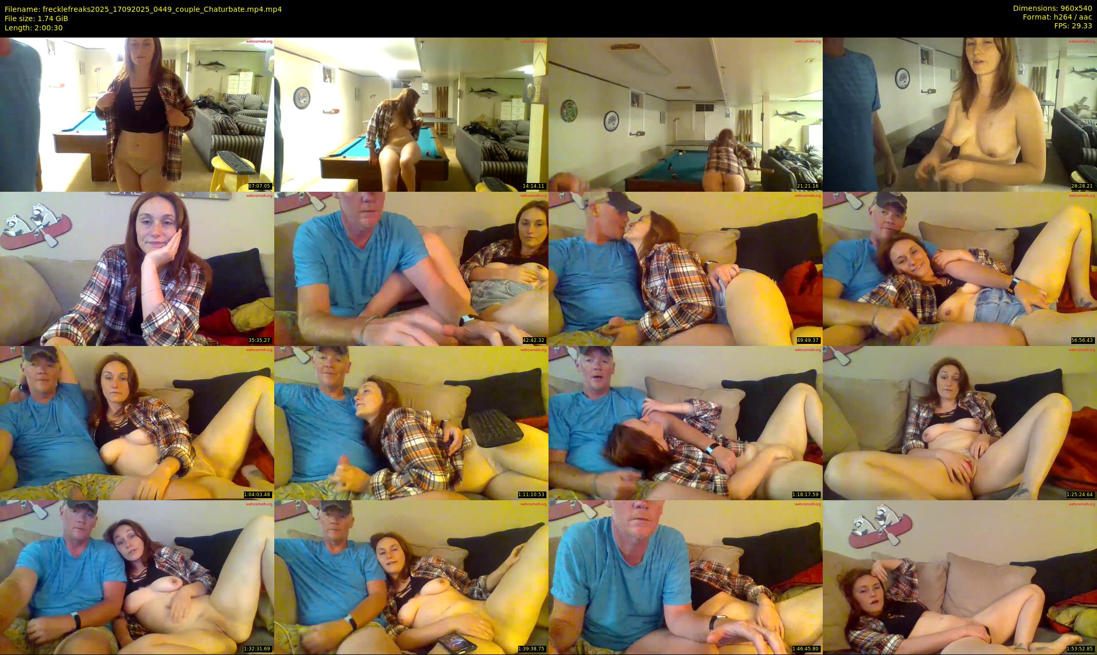 frecklefreaks2025 — 121 minute Chaturbate couple cam show recording, 480p, Sep 17, 2025