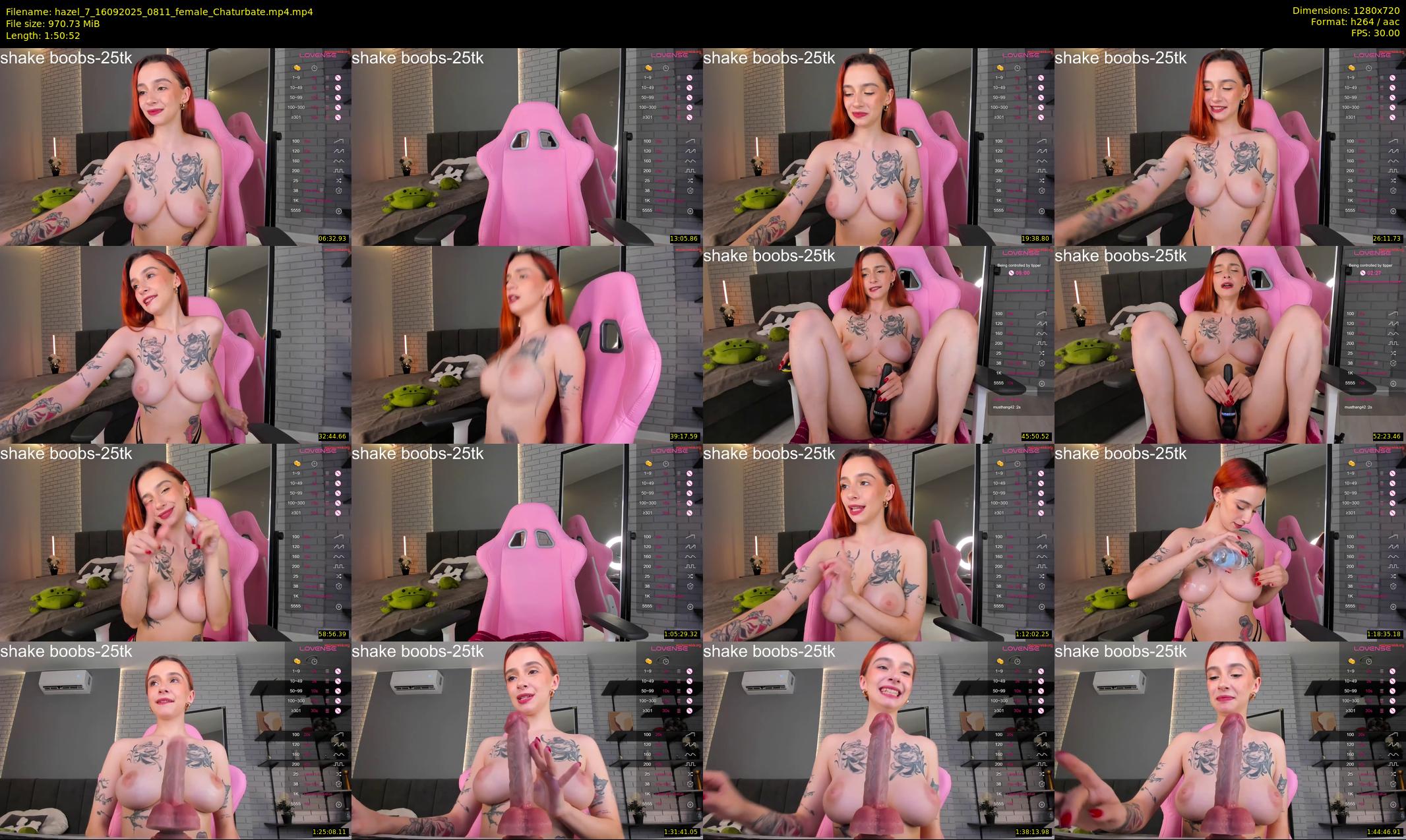 hazel_7 — 111 minute Chaturbate female cam show recording, 720p, Sep 16, 2025