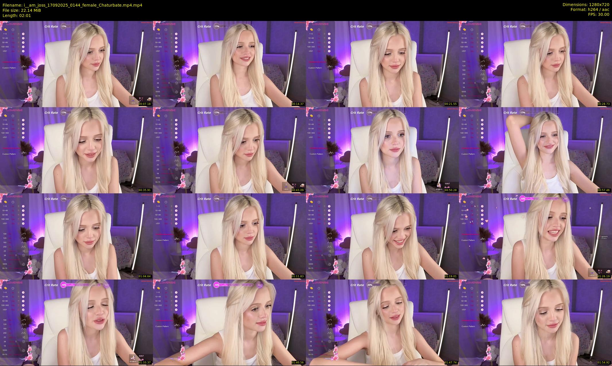 i__am_joss — 3 minute Chaturbate female cam show recording, 720p, Sep 17, 2025