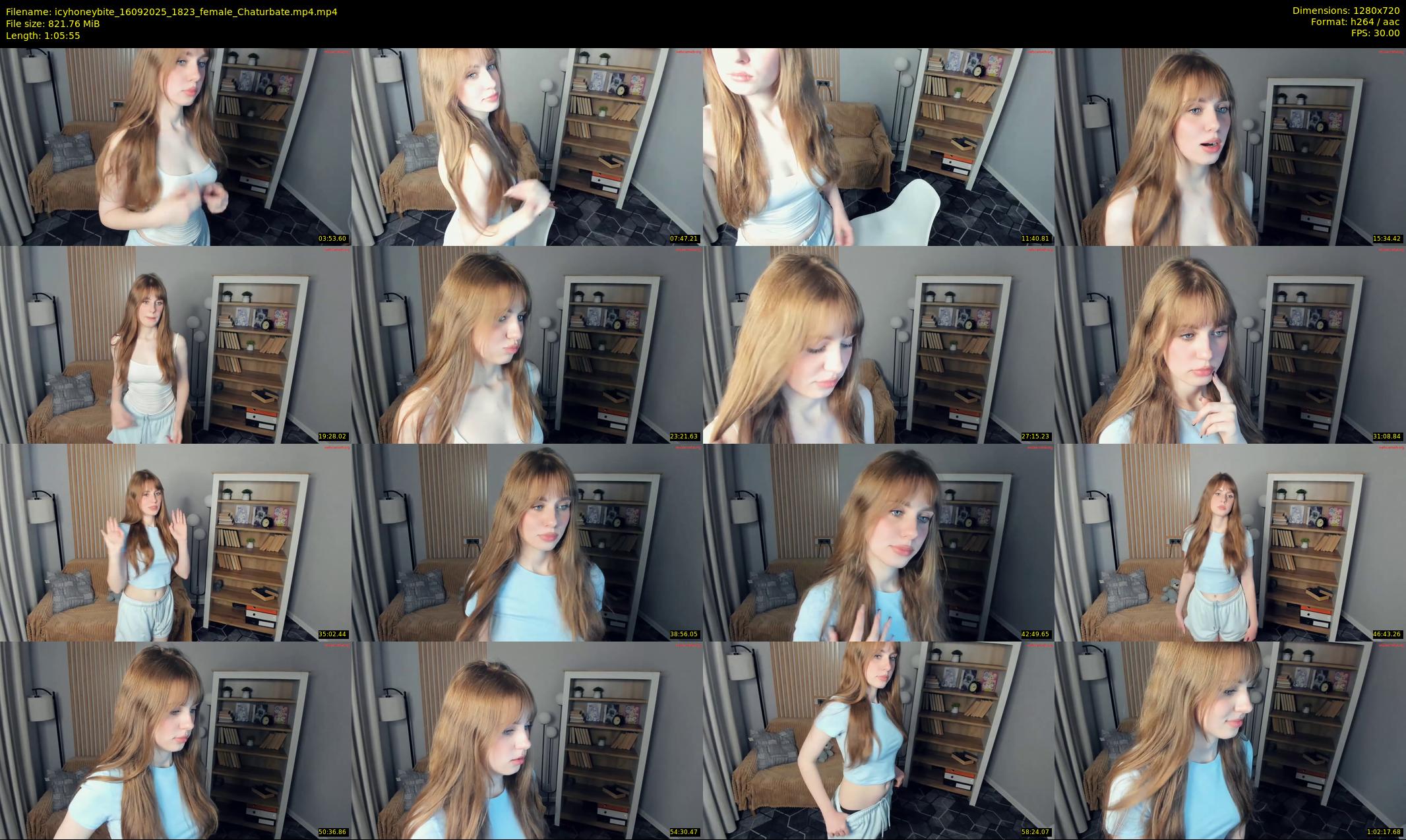 icyhoneybite — 66 minute Chaturbate female cam show recording, 720p, Sep 16, 2025