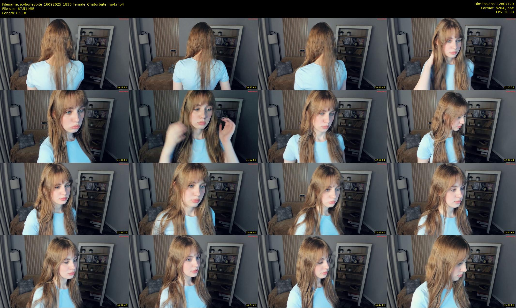 icyhoneybite — 6 minute Chaturbate female cam show recording, 720p, Sep 16, 2025