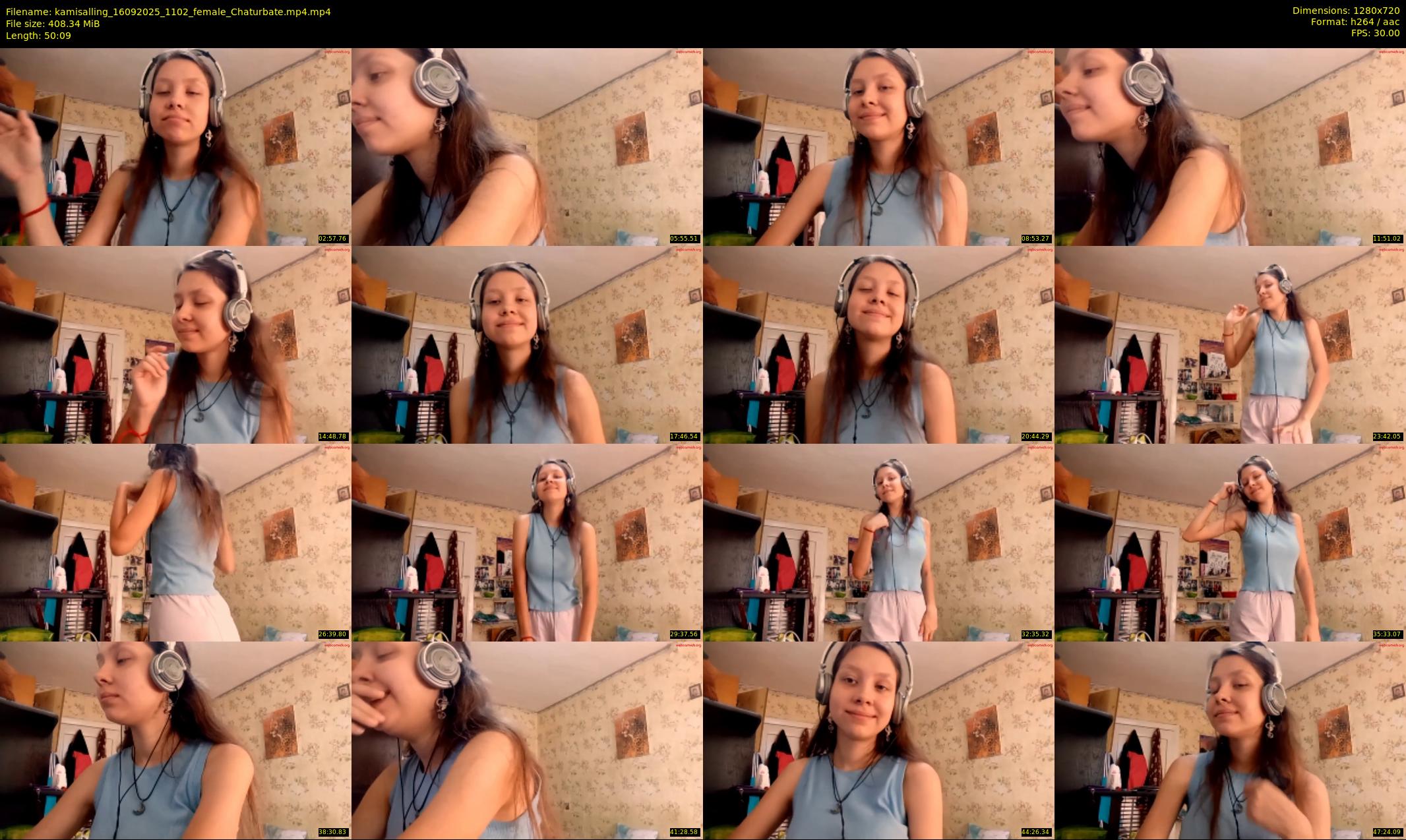 kamisalling — 51 minute Chaturbate female cam show recording, 720p, Sep 16, 2025