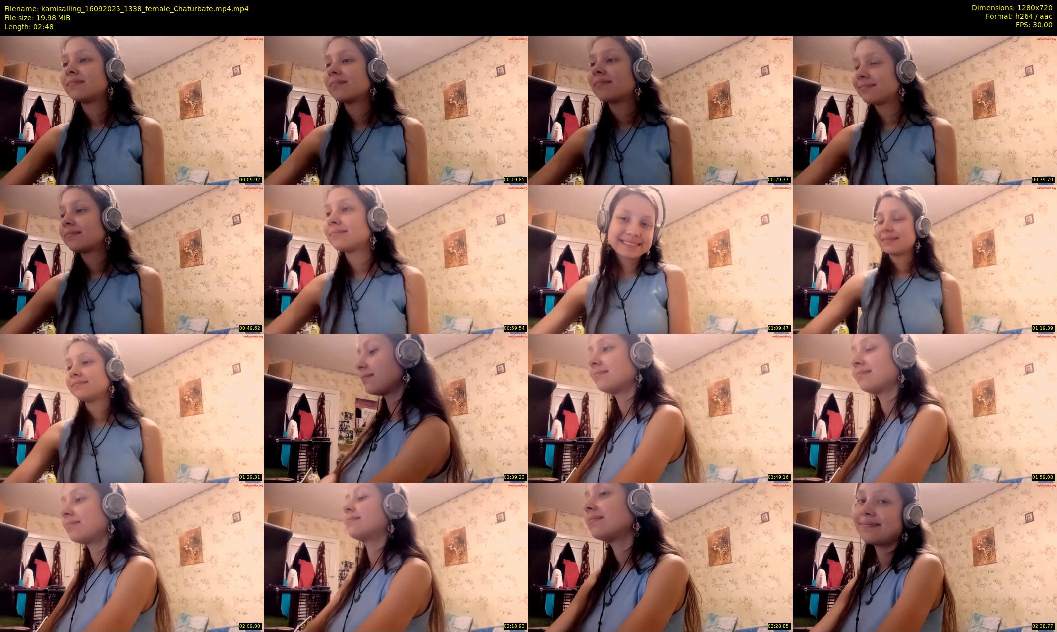 kamisalling — 3 minute Chaturbate female cam show recording, 720p, Sep 16, 2025