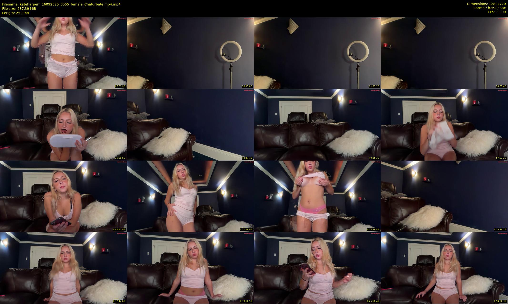 kateharperr — 121 minute Chaturbate female cam show recording, 720p, Sep 16, 2025