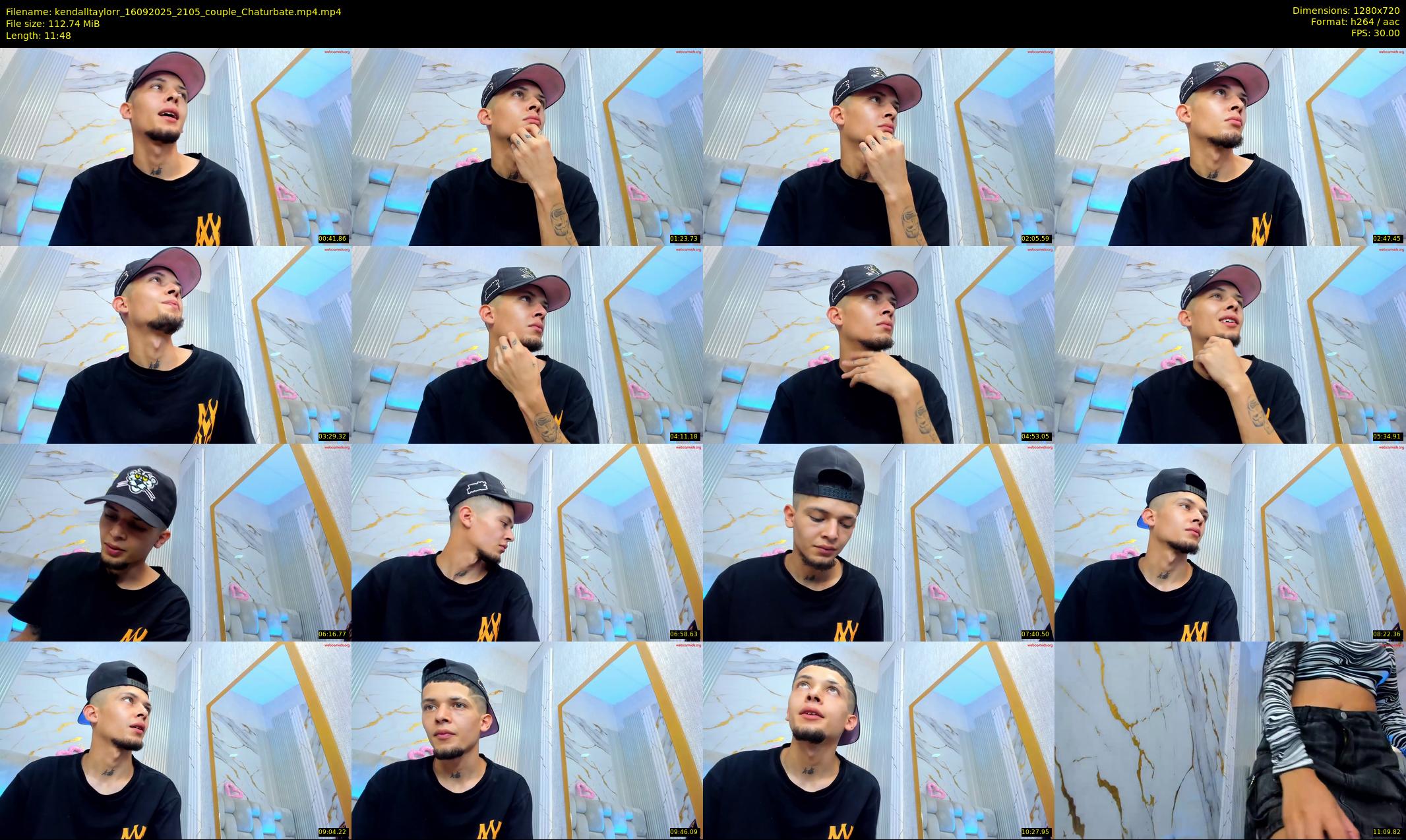 kendalltaylorr — 12 minute Chaturbate couple cam show recording, 720p, Sep 16, 2025