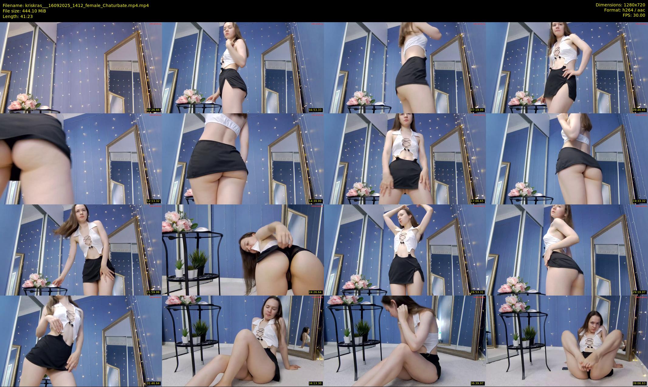 kriskras__ — 42 minute Chaturbate female cam show recording, 720p, Sep 16, 2025