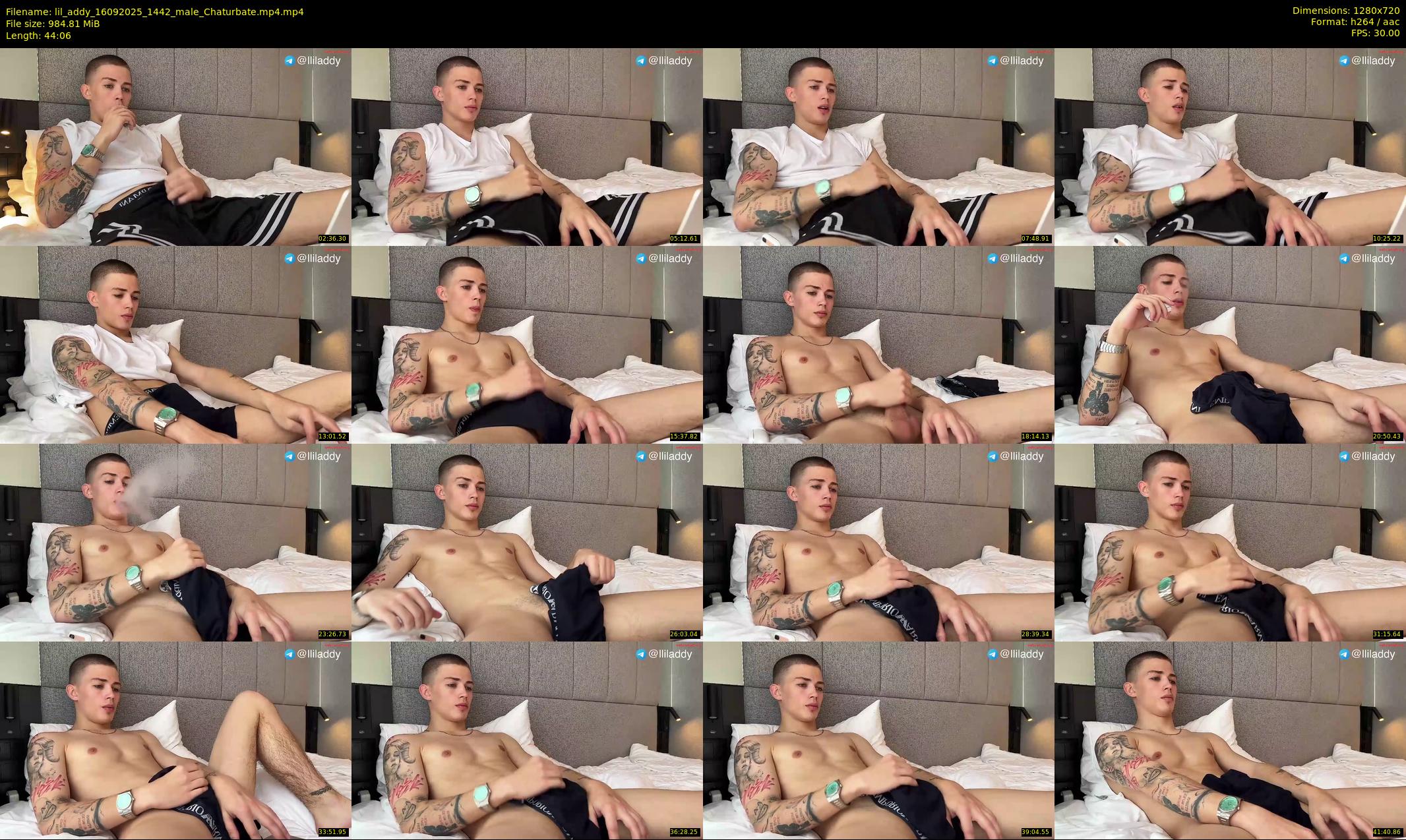 lil_addy — 45 minute Chaturbate male cam show recording, 720p, Sep 16, 2025