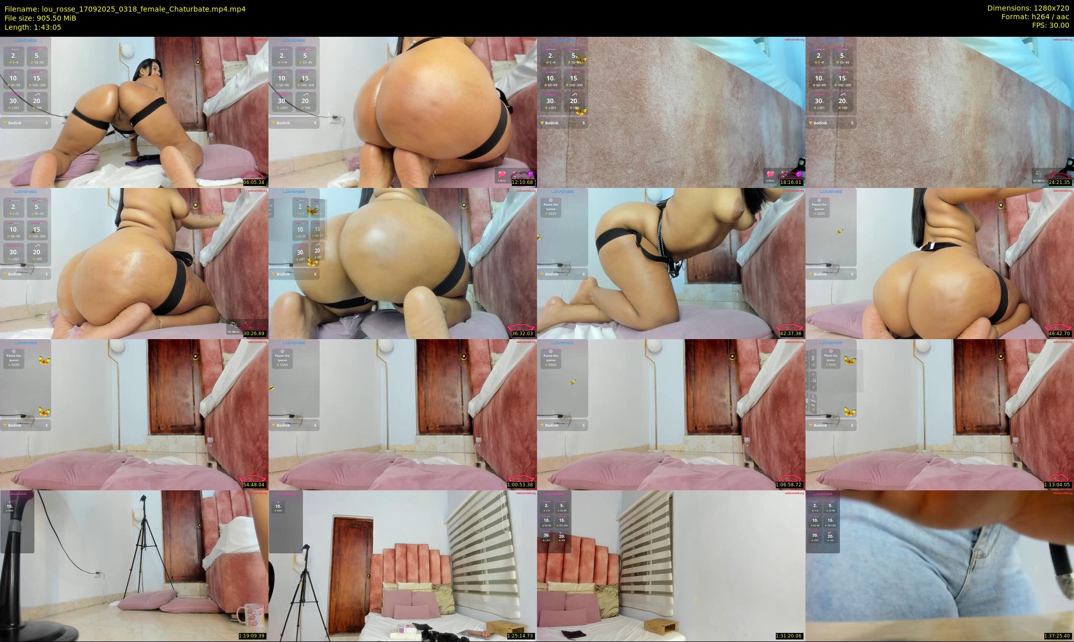 lou_rosse — 104 minute Chaturbate female cam show recording, 720p, Sep 17, 2025