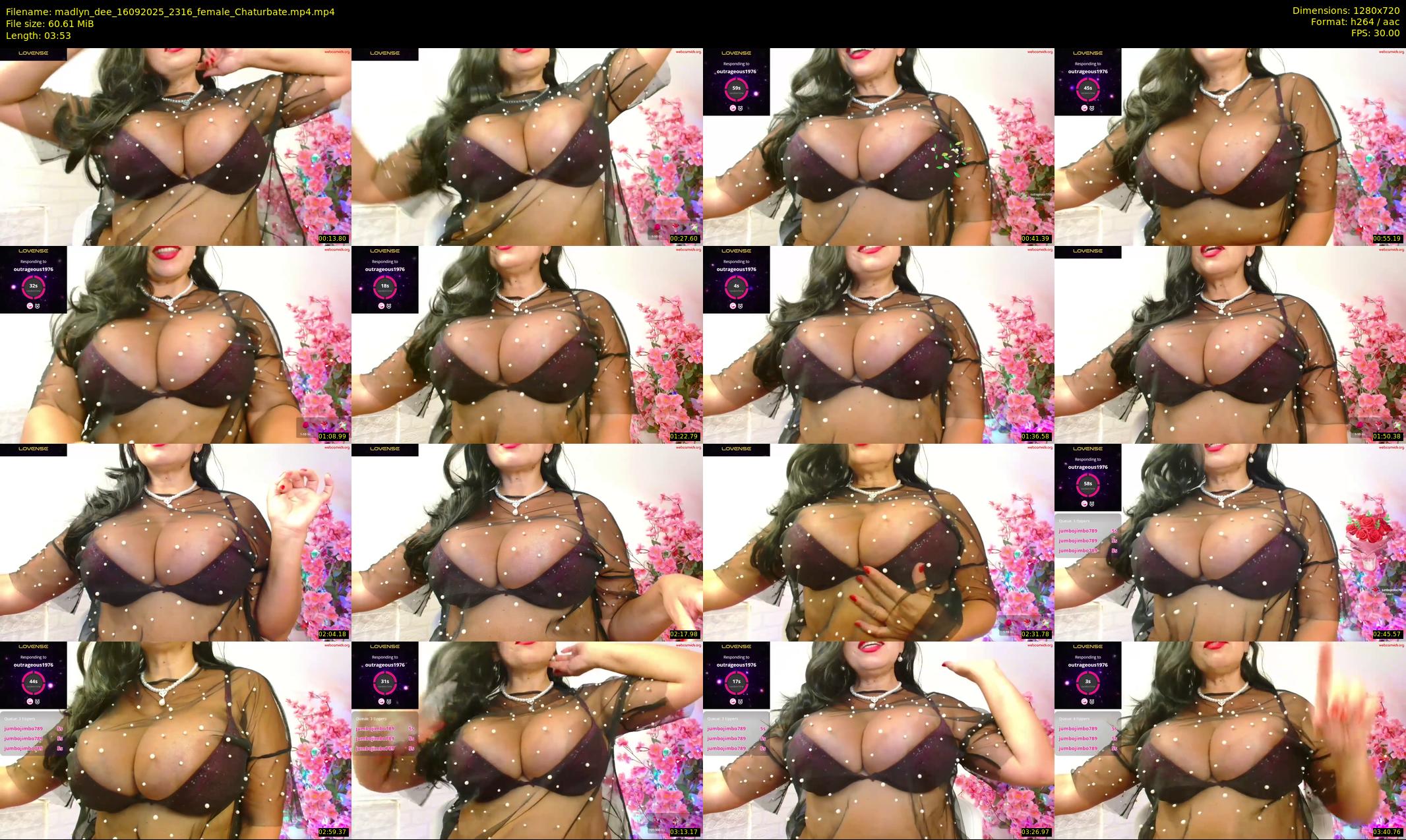 madlyn_dee — 4 minute Chaturbate female cam show recording, 720p, Sep 16, 2025