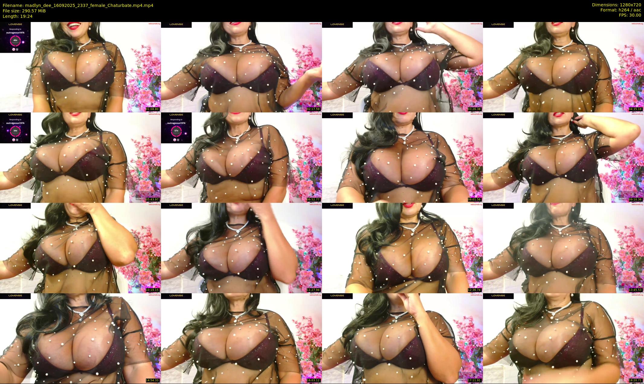 madlyn_dee — 20 minute Chaturbate female cam show recording, 720p, Sep 16, 2025
