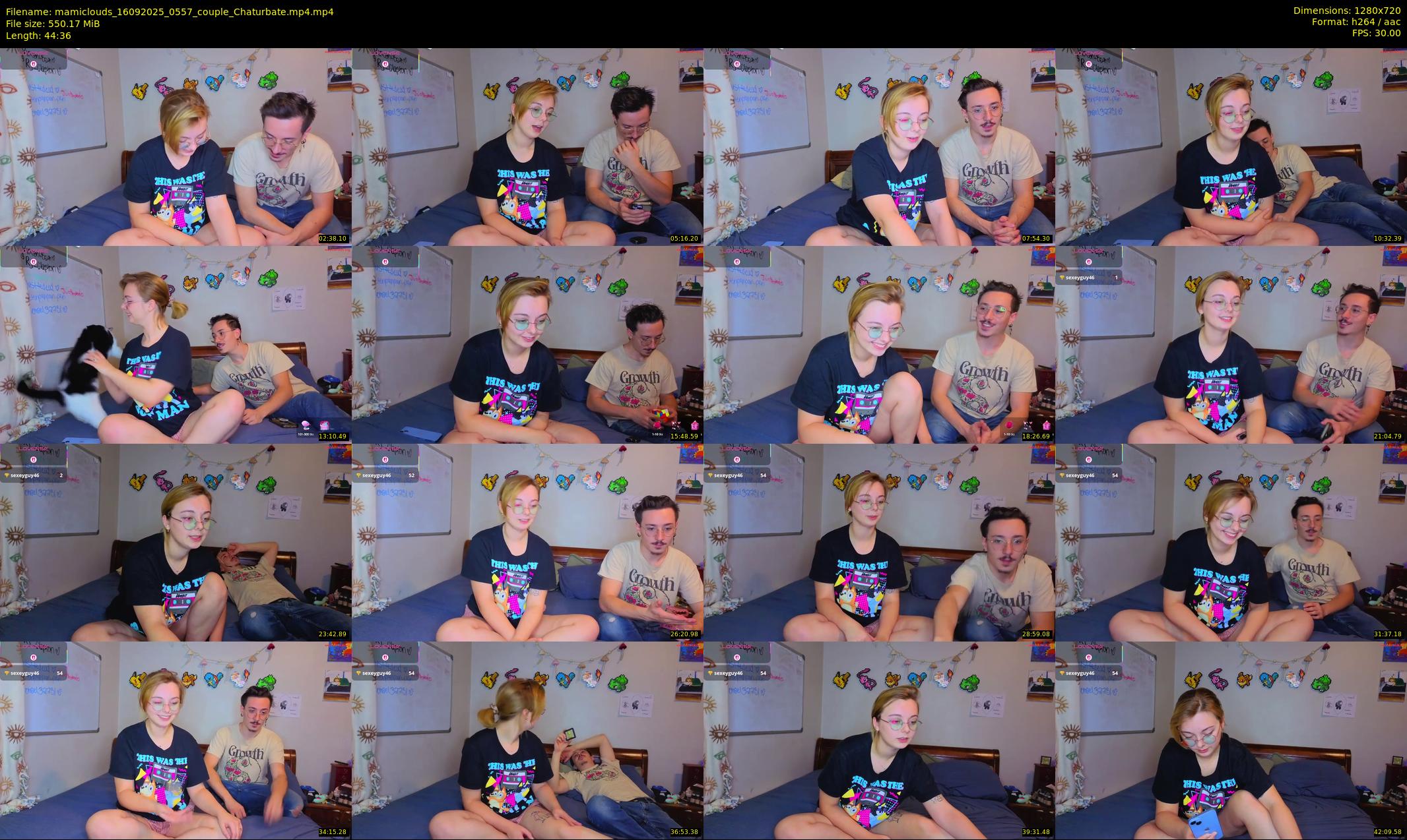 mamiclouds — 45 minute Chaturbate female cam show recording, 720p, Sep 16, 2025