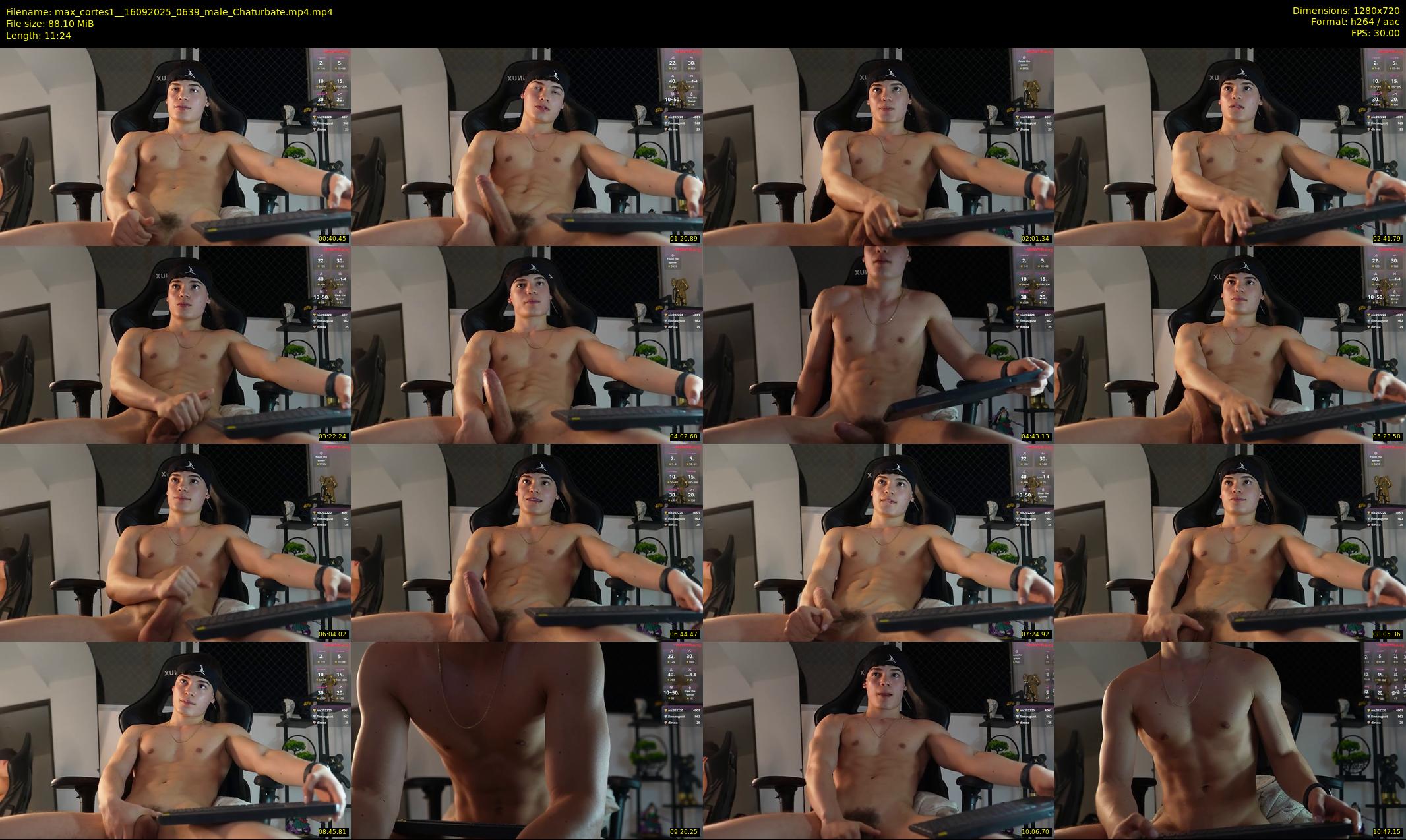 max_cortes1_ — 12 minute Chaturbate male cam show recording, 720p, Sep 16, 2025