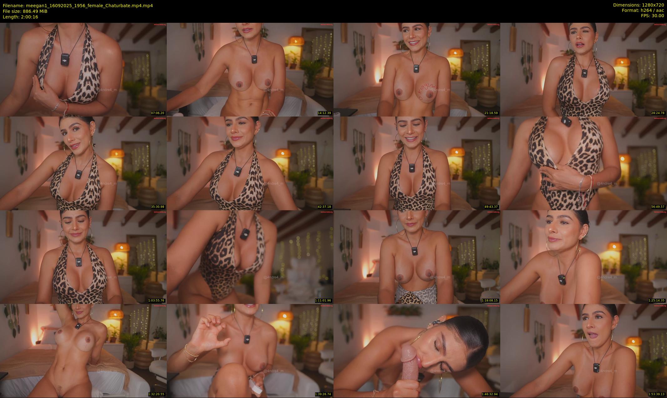 meegan1 — 121 minute Chaturbate female cam show recording, 720p, Sep 16, 2025