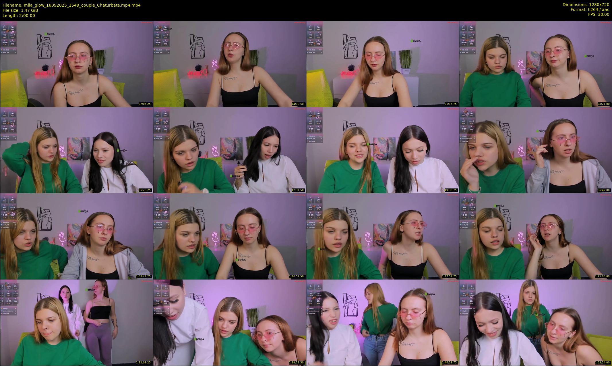 mila_glow — 120 minute Chaturbate female cam show recording, 720p, Sep 16, 2025
