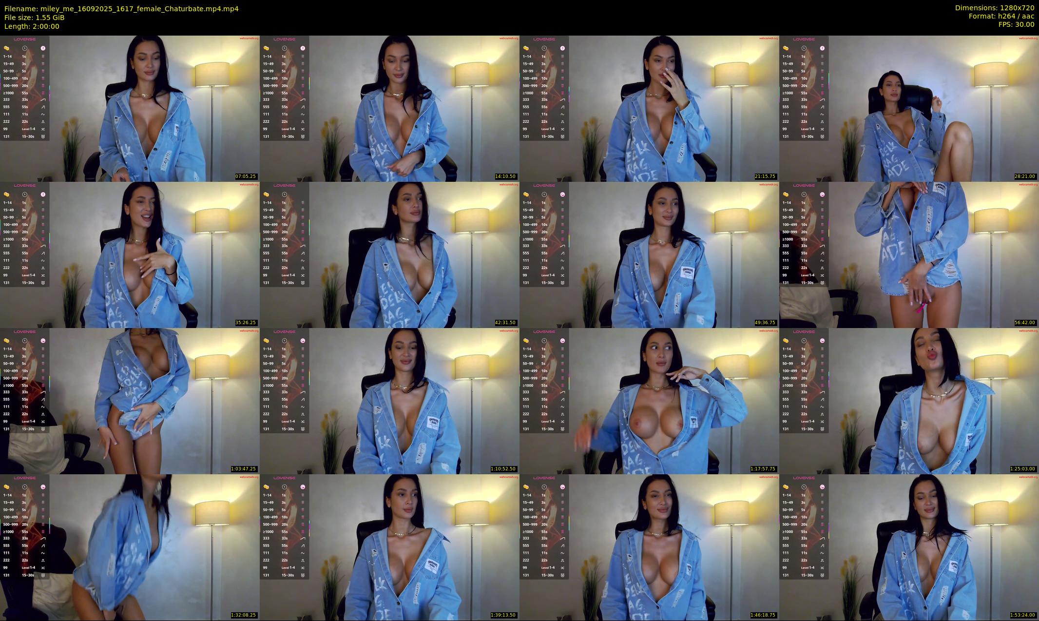 miley_me — 120 minute Chaturbate female cam show recording, 720p, Sep 16, 2025