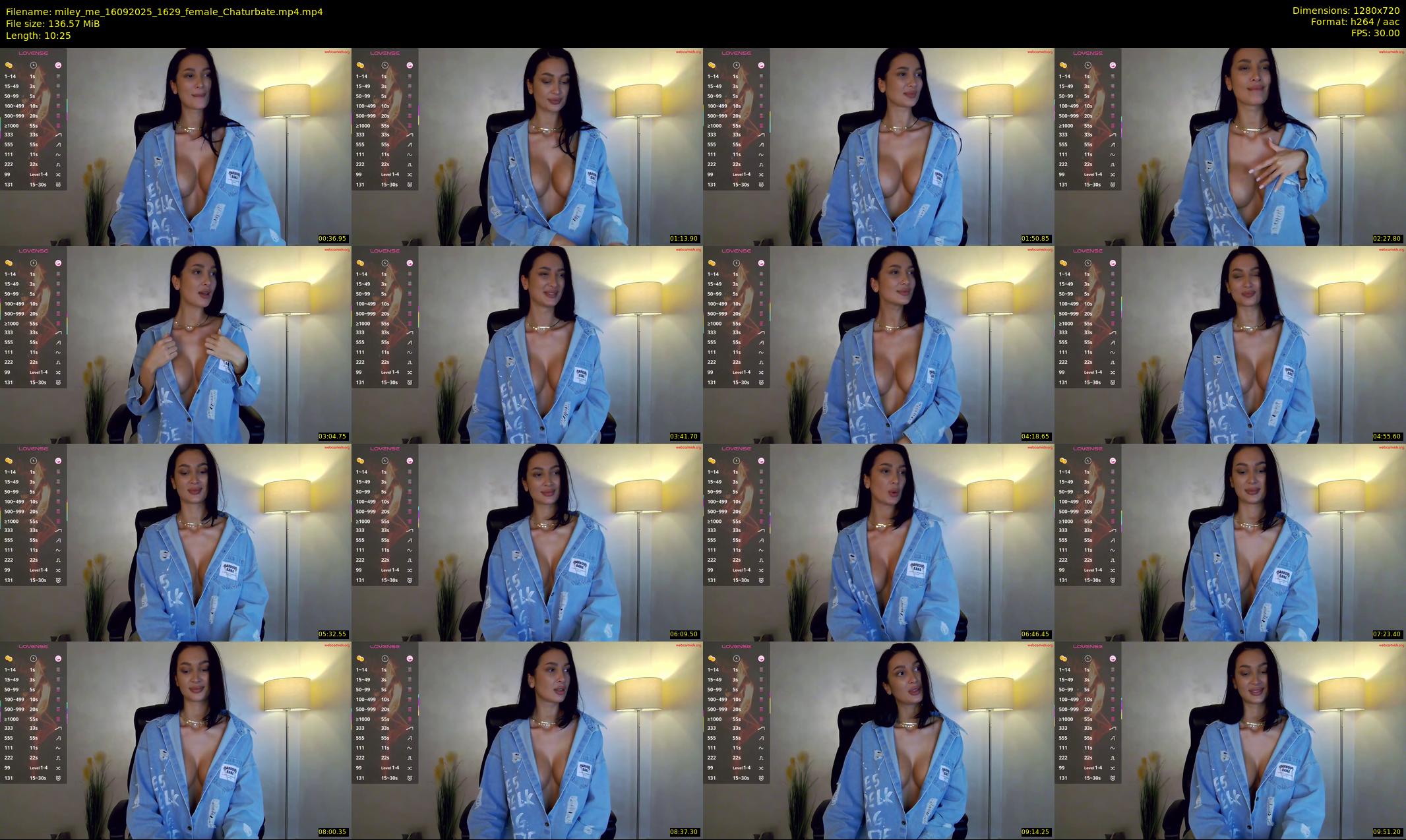 miley_me — 11 minute Chaturbate female cam show recording, 720p, Sep 16, 2025