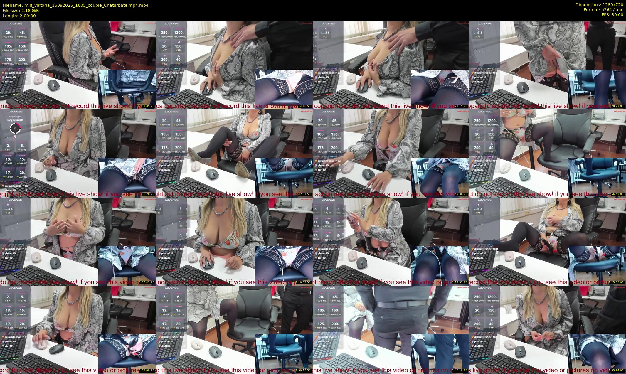 milf_viktoria — 120 minute Chaturbate female cam show recording, 720p, Sep 16, 2025