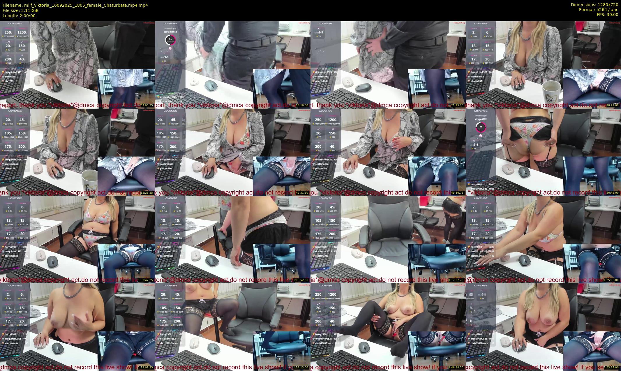 milf_viktoria — 120 minute Chaturbate female cam show recording, 720p, Sep 16, 2025