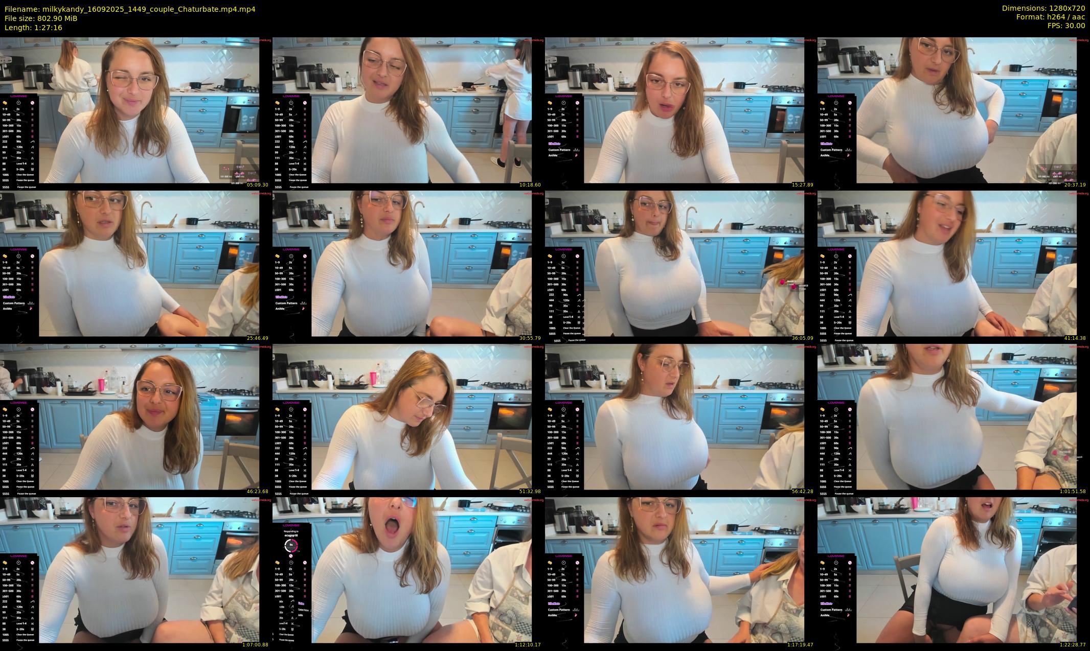 milkykandy — 88 minute Chaturbate female cam show recording, 720p, Sep 16, 2025