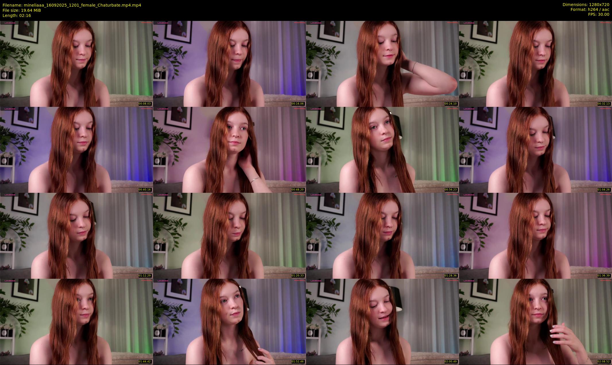 mineliaaa — 3 minute Chaturbate female cam show recording, 720p, Sep 16, 2025