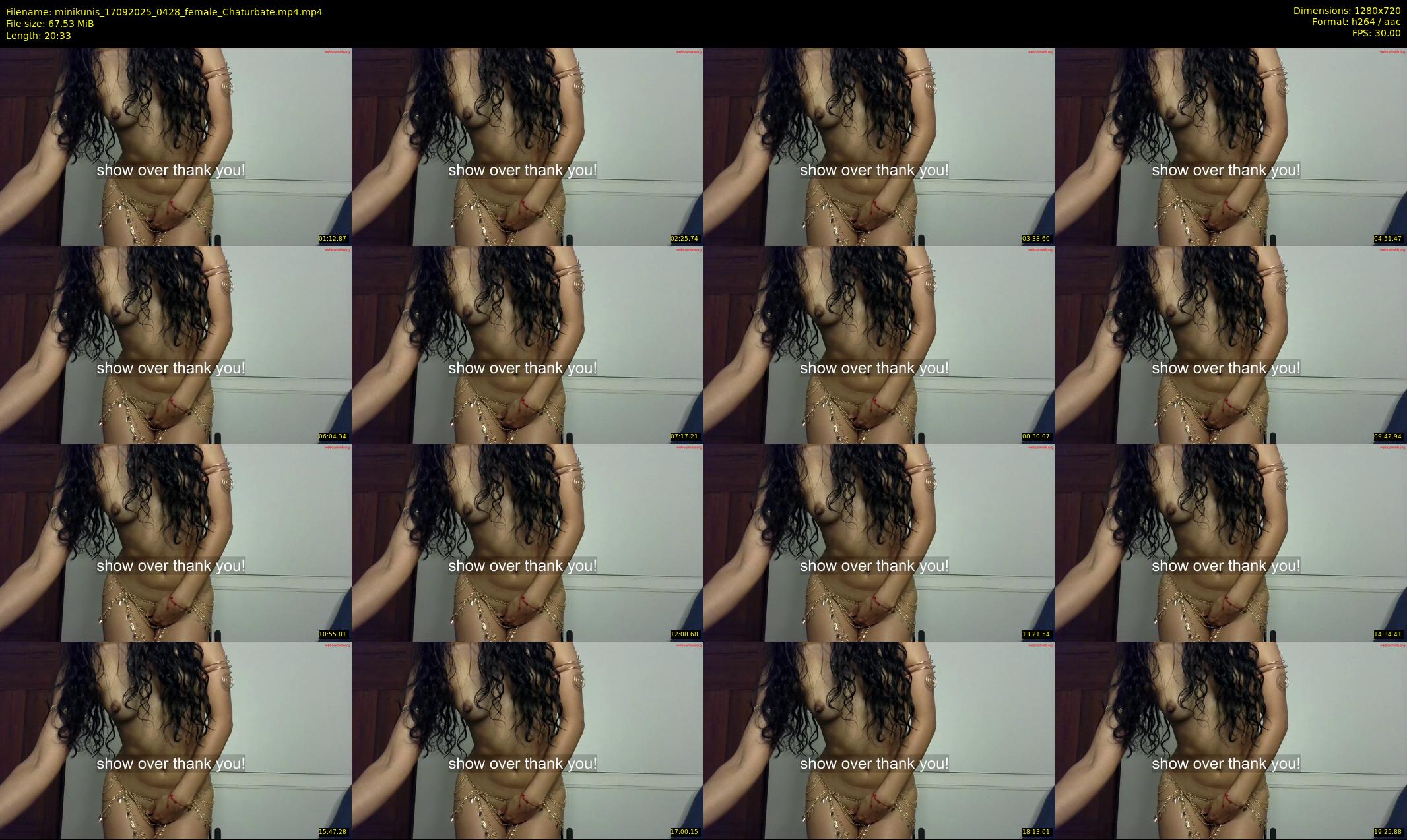 minikunis — 21 minute Chaturbate couple cam show recording, 720p, Sep 17, 2025