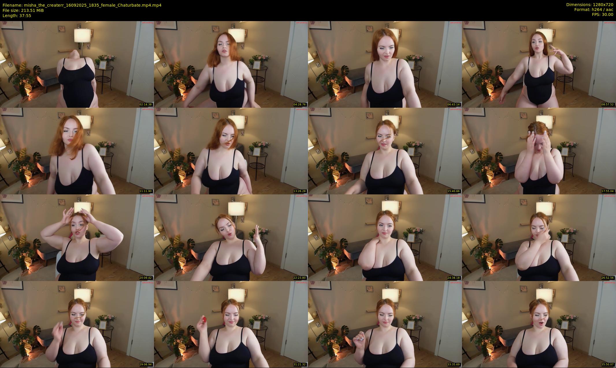 misha_the_createrr — 38 minute Chaturbate female cam show recording, 720p, Sep 16, 2025